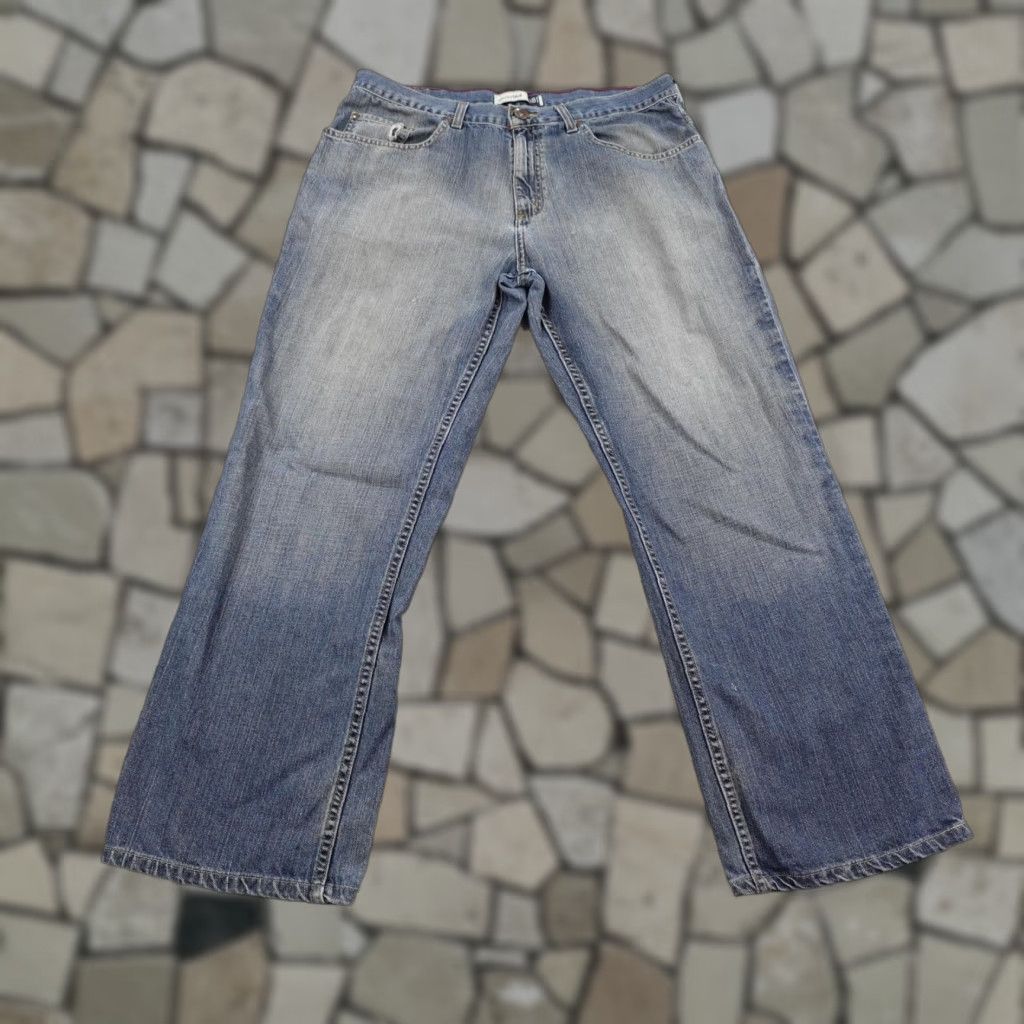 Anchor Blue VINTAGE Anchor Blue Jeans Men's 36x34 Blue Denim Loose Baggy Distressed Grunge Y2K Jeans Mens Blue 5-Pocket Design Vintage Men Size US 36 / EU 52 - 1 Thumbnail