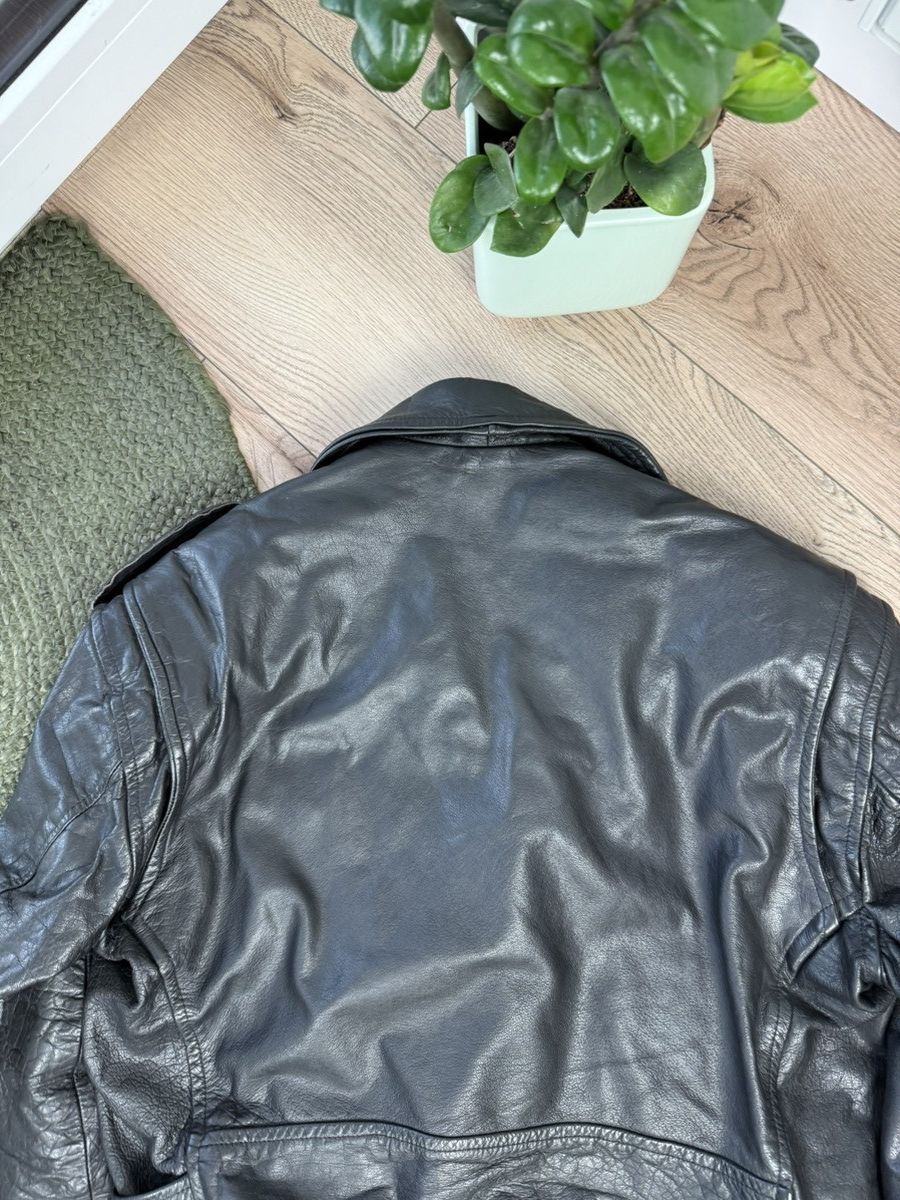 Boy London × Leather Vintage Boy London Flight Bomber Leather Jacket Size US L / EU 52-54 / 3 - 10 Thumbnail