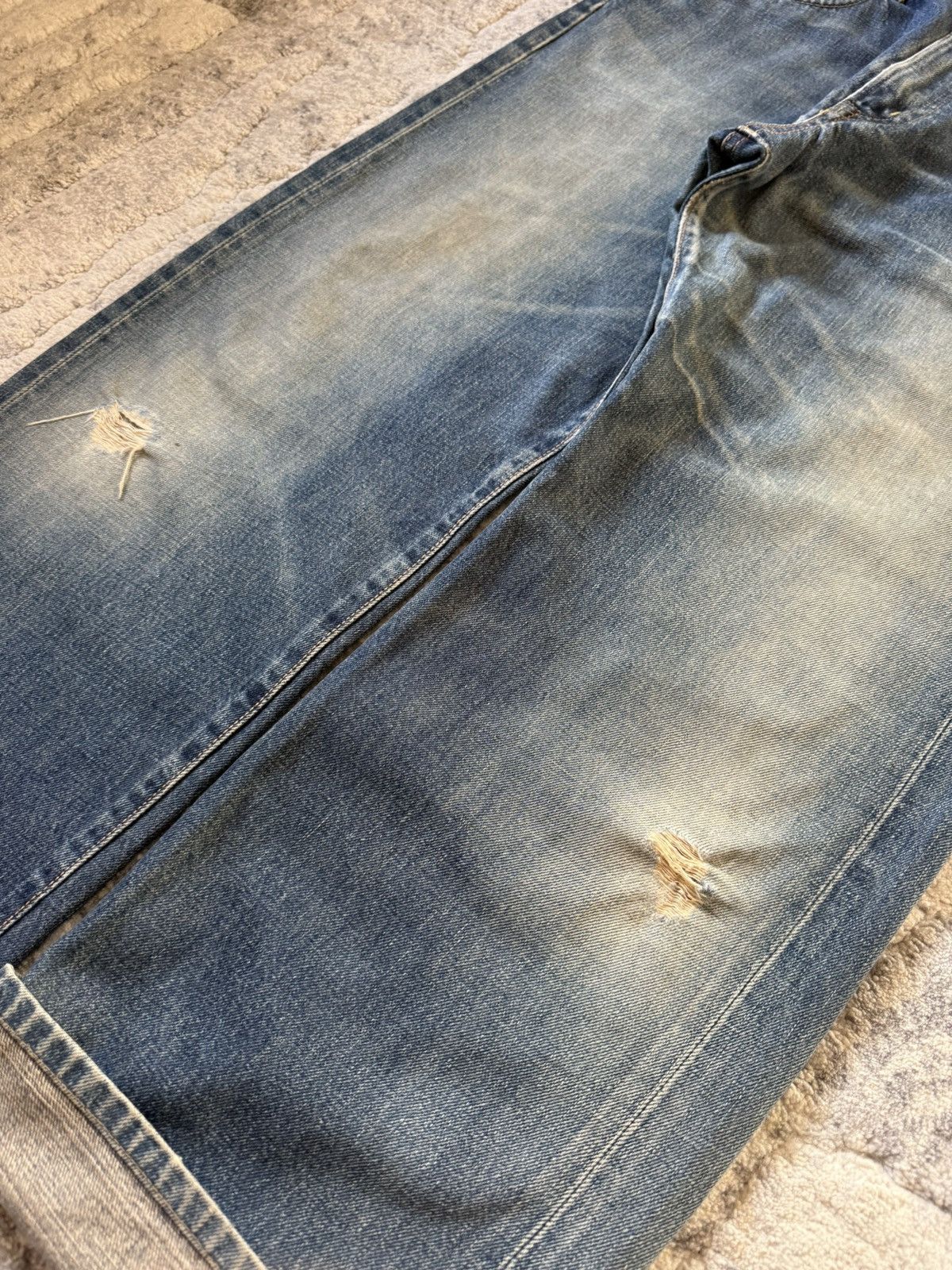 Edwin Edwin 505 Rare OG Type 1 Selvedge Baggy Jeans Size US 32 / EU 48 - 8 Thumbnail