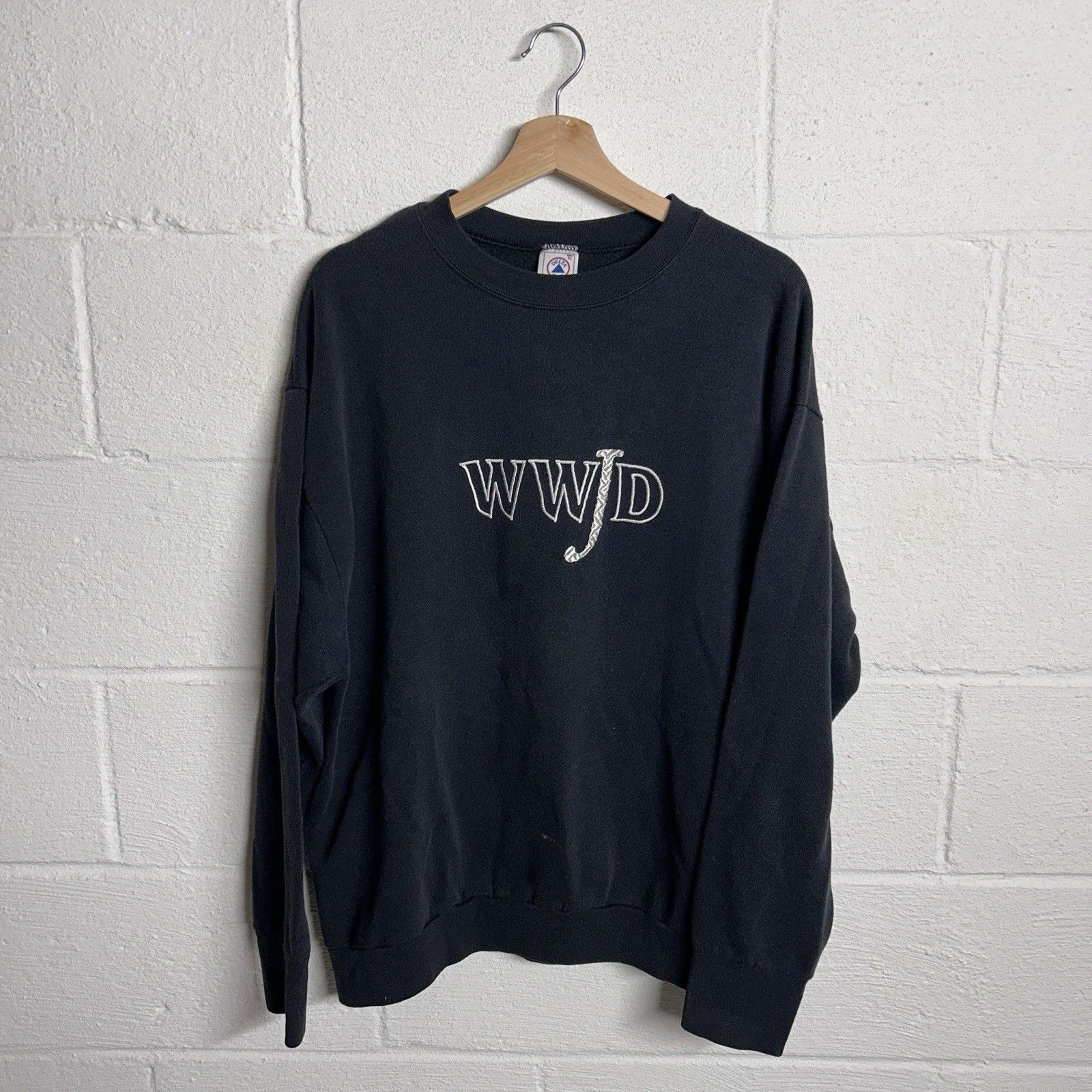 Delta Vintage 90’s What Would Jesus Do Sweatshirt Size XL Size US XL / EU 56 / 4 - 1 Thumbnail