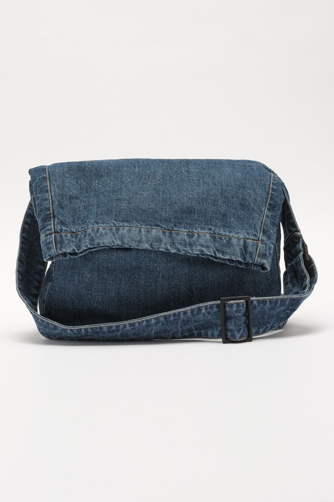 Our Legacy Sling Bag Shoulder Bag Messenger Mid Wash Denim in Blue, Men's