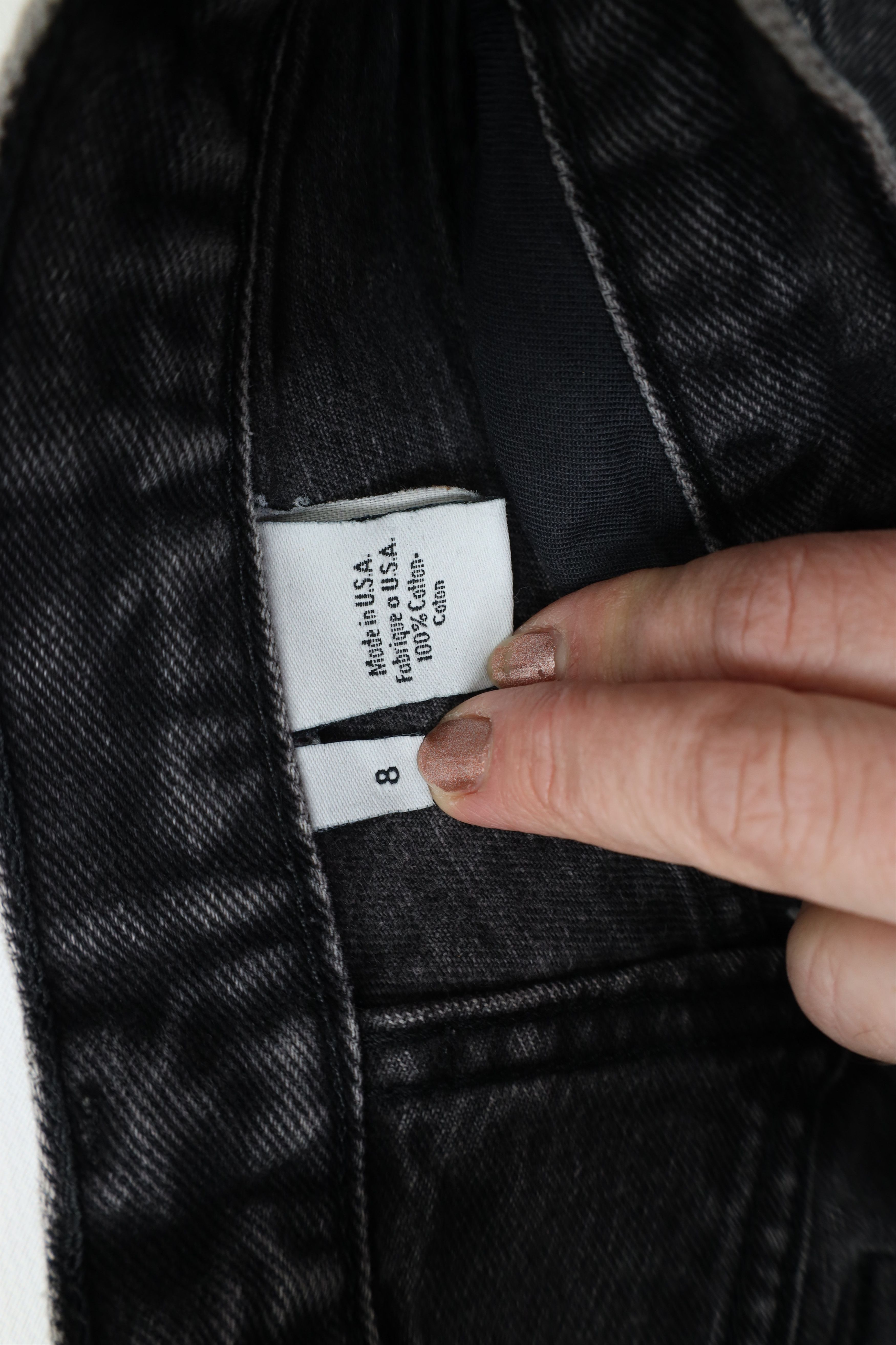 Calvin Klein × Vintage Vintage 90s Calvin Klein Skinny Leg Denim Jeans Black AS IS Size 30" / US 8 / IT 44 - 8 Thumbnail