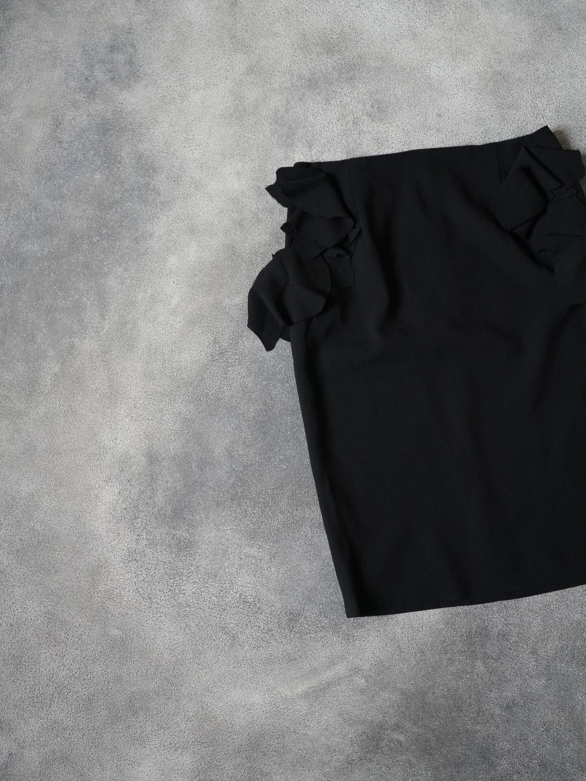 Jil Sander S/S 2010 Jil Sander By Raf Simons RUNWAY Ruffle Midi Skirt Size 32" / US 10 / IT 46 - 4 Thumbnail