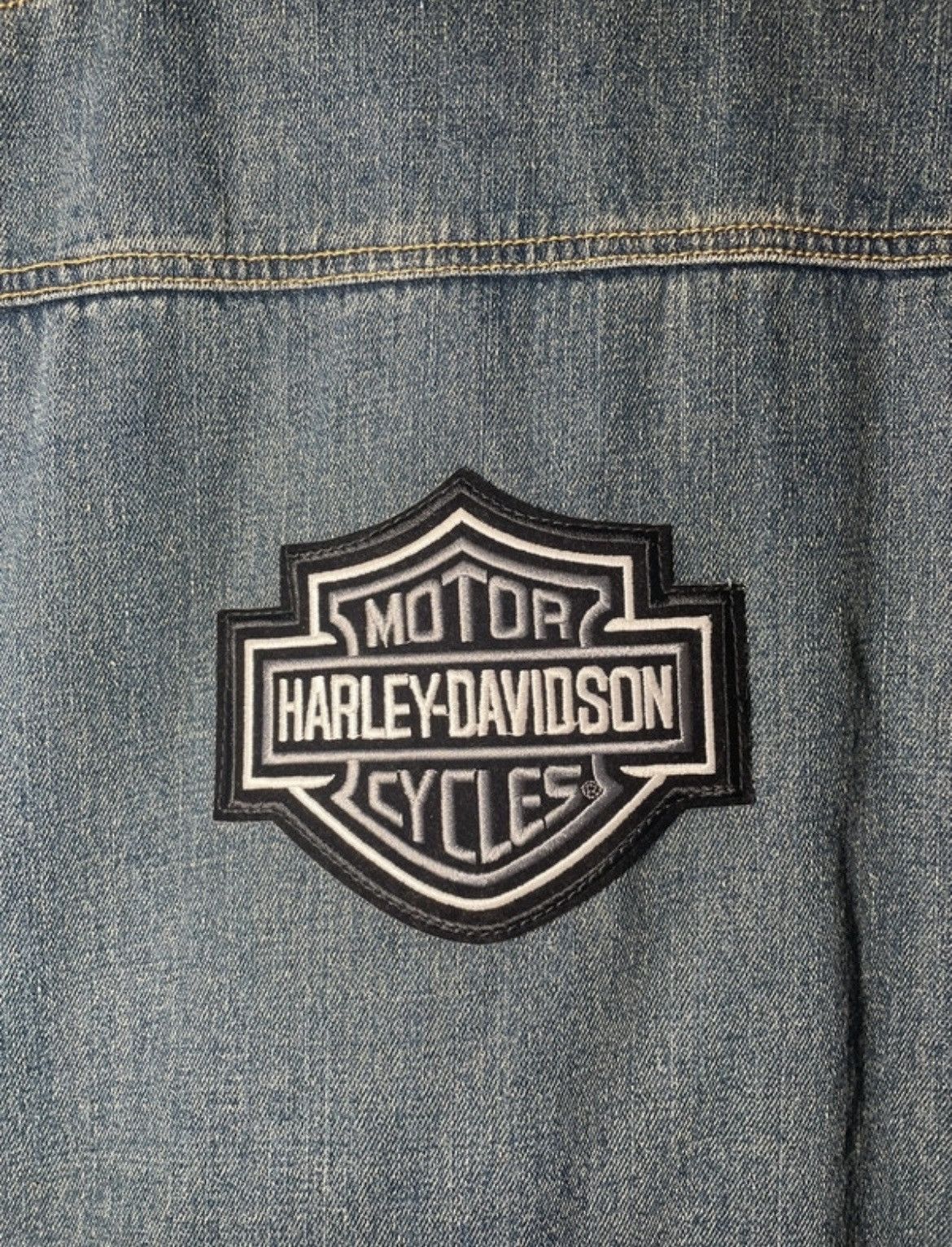Harley Davidson Harley Davidson Jeans Jacket Size US XL / EU 56 / 4 - 2 Thumbnail