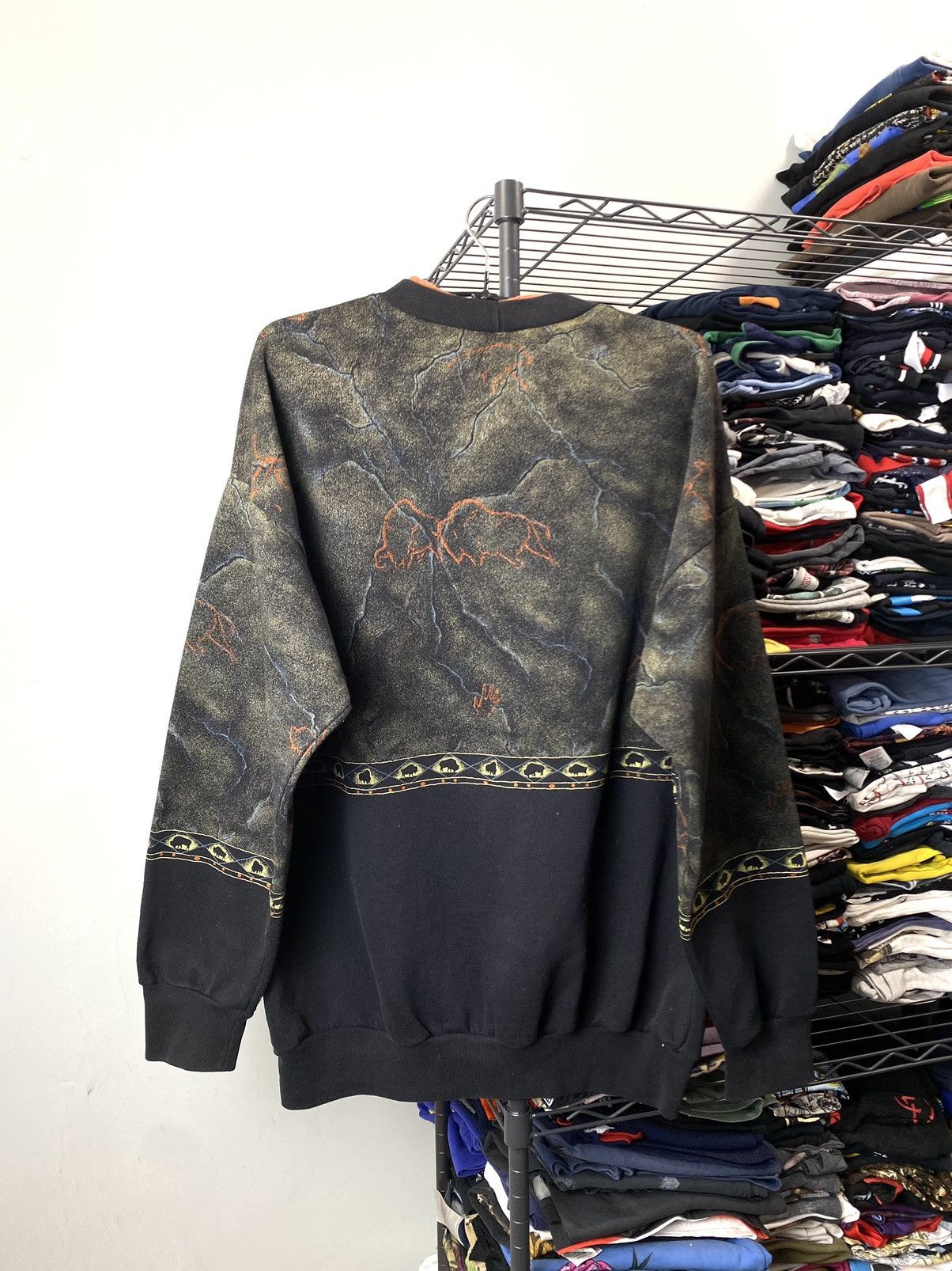 Vintage 90’s American Vintage Buffalo Full Print Sweatshirt Supreme Size US M / EU 48-50 / 2 - 13 Thumbnail