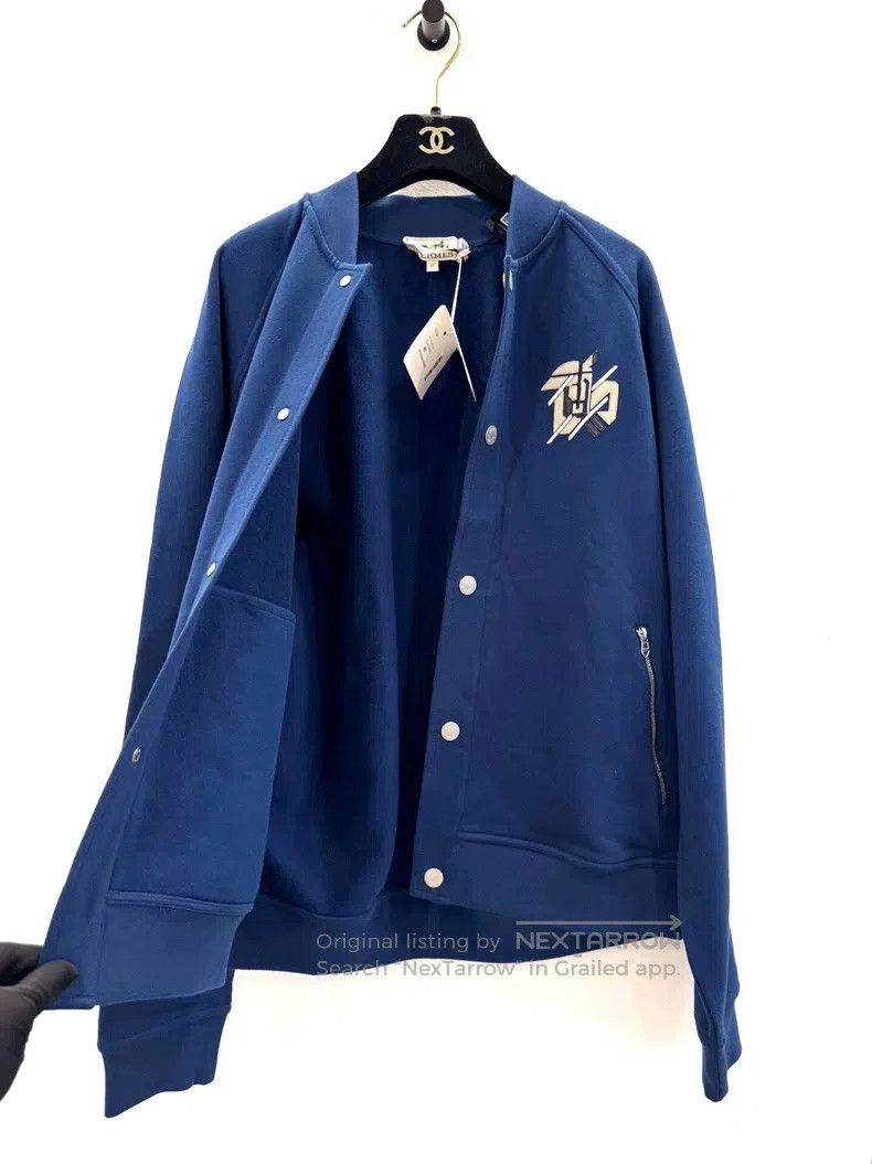Hermes Hermes Geometric Mechanical Horse Logo Men's Dark Blue Bas Size US M / EU 48-50 / 2 - 4 Thumbnail