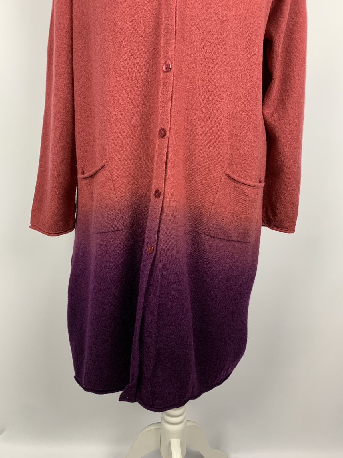 Gudrun Sjoden Gudrun Sjoden Wool Long Cardigan Button Up Size XL Colorful Size XL / US 12-14 / IT 48-50 - 3 Thumbnail