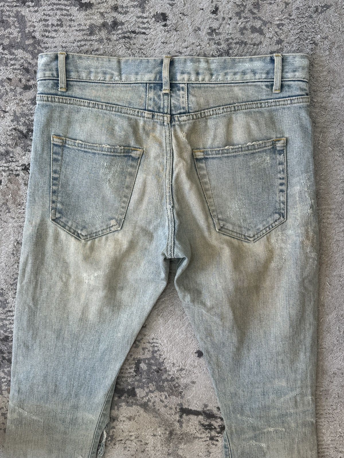 Saint Laurent Paris Saint Laurent Crash Denim Jeans Size US 30 / EU 46 - 8 Thumbnail