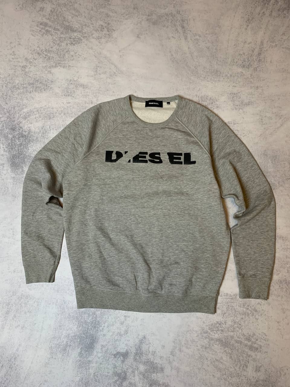 Pre-owned Diesel X Italian Designers Diesel Vintage Streetwear Sweatshirt In Grey