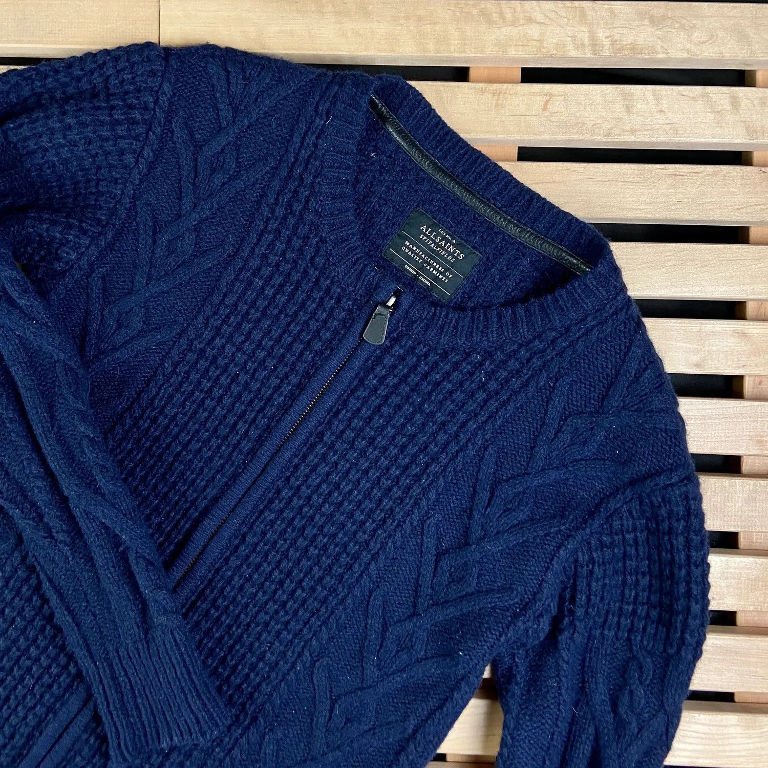 Allsaints Mens Sweater Allsaints Full Zip Size M Size US M / EU 48-50 / 2 - 2 Thumbnail