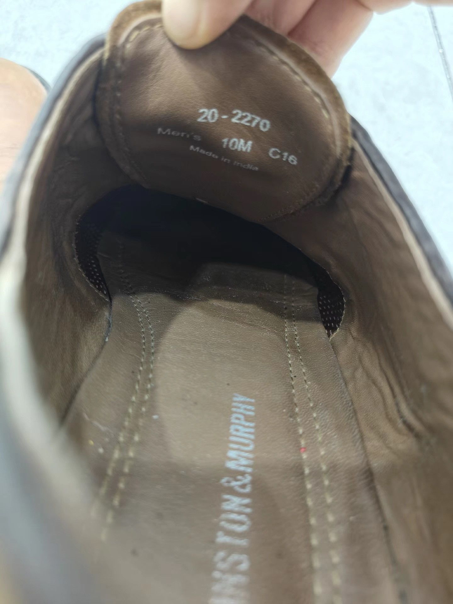 Johnston & Murphy Johnston＆murphy Men's Genuine Leather Shoes K29 Size US 10 / EU 43 - 3 Thumbnail