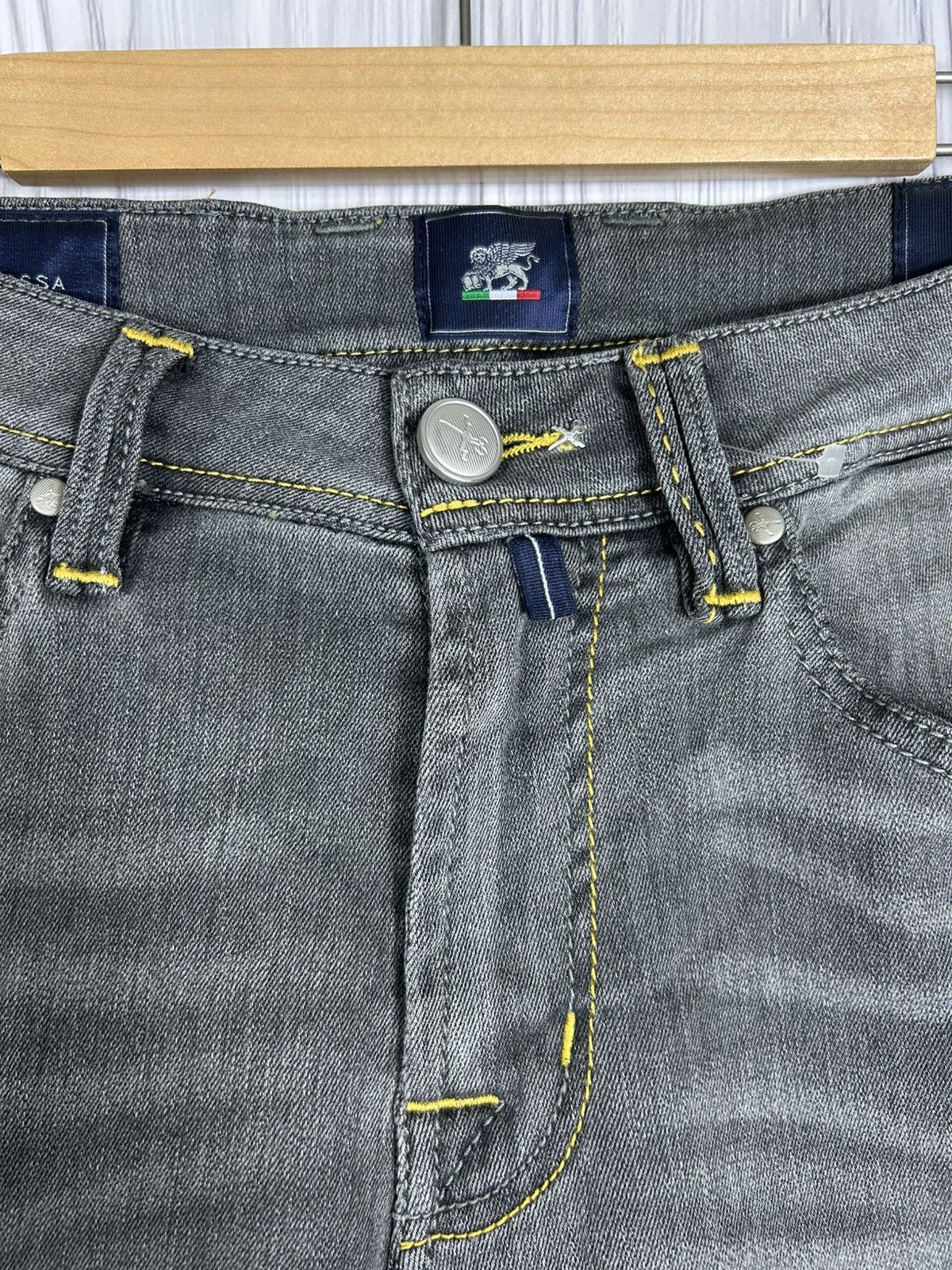 Other Luxury Sartoria Tramarossa Leonardo Zip SS Denim Jeans SZ 32 Size US 32 / EU 48 - 7 Thumbnail