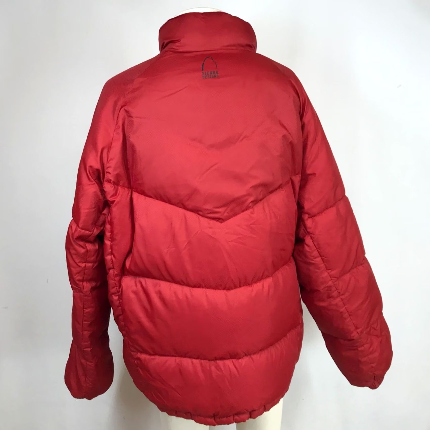 Sierra Designs VINTAGE SIERRA DESIGN Mens XL RED DOWN FILLED FULL ZIP PUFFER JACKET COAT Size US XL / EU 56 / 4 - 5 Thumbnail