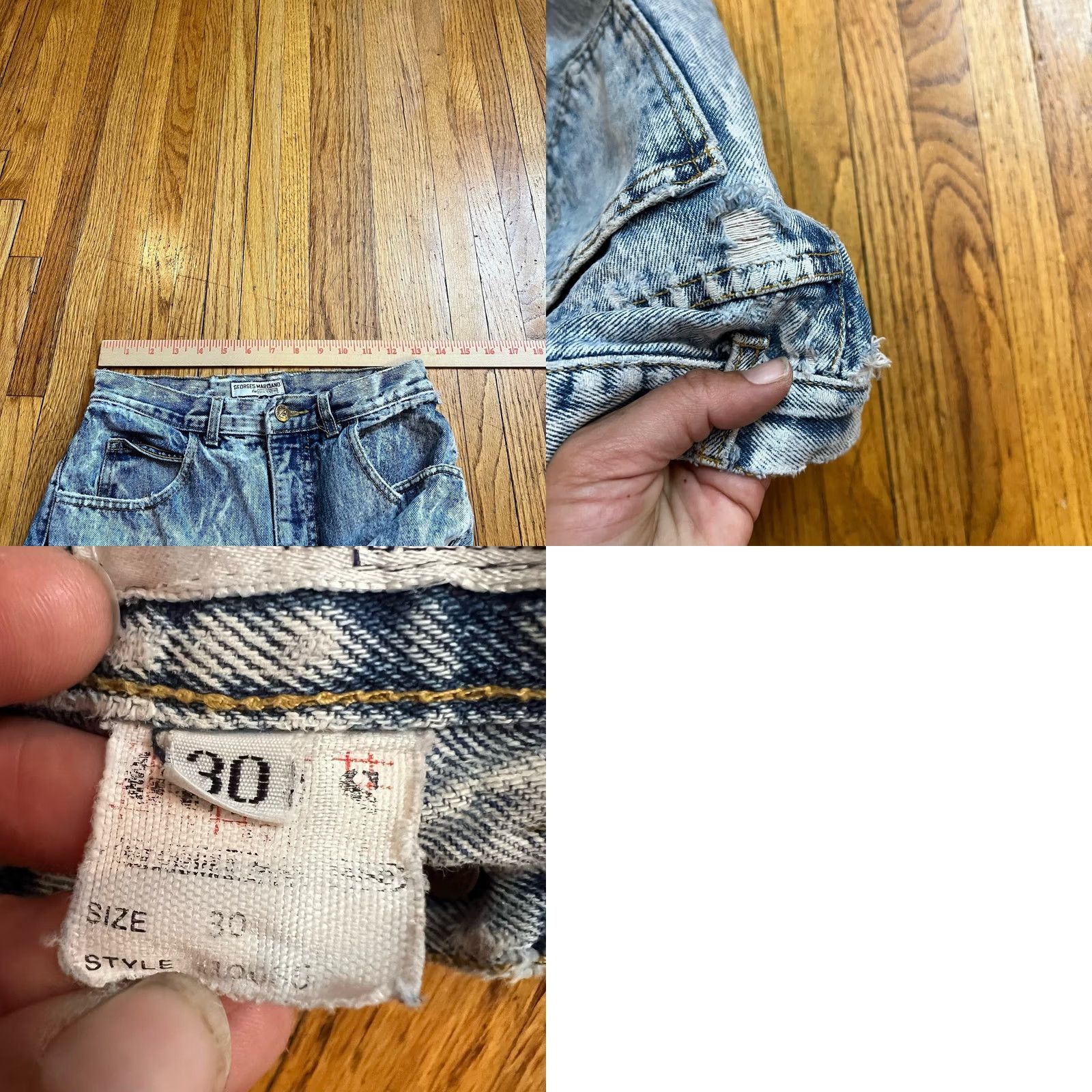 Guess VINTAGE Guess Georges Marciano Jeans Womens 30 Blue High Waist Acid Wash Jeans Womens 30 Blue High Waist Acid Wash Size 30" / US 8 / IT 44 - 9 Thumbnail