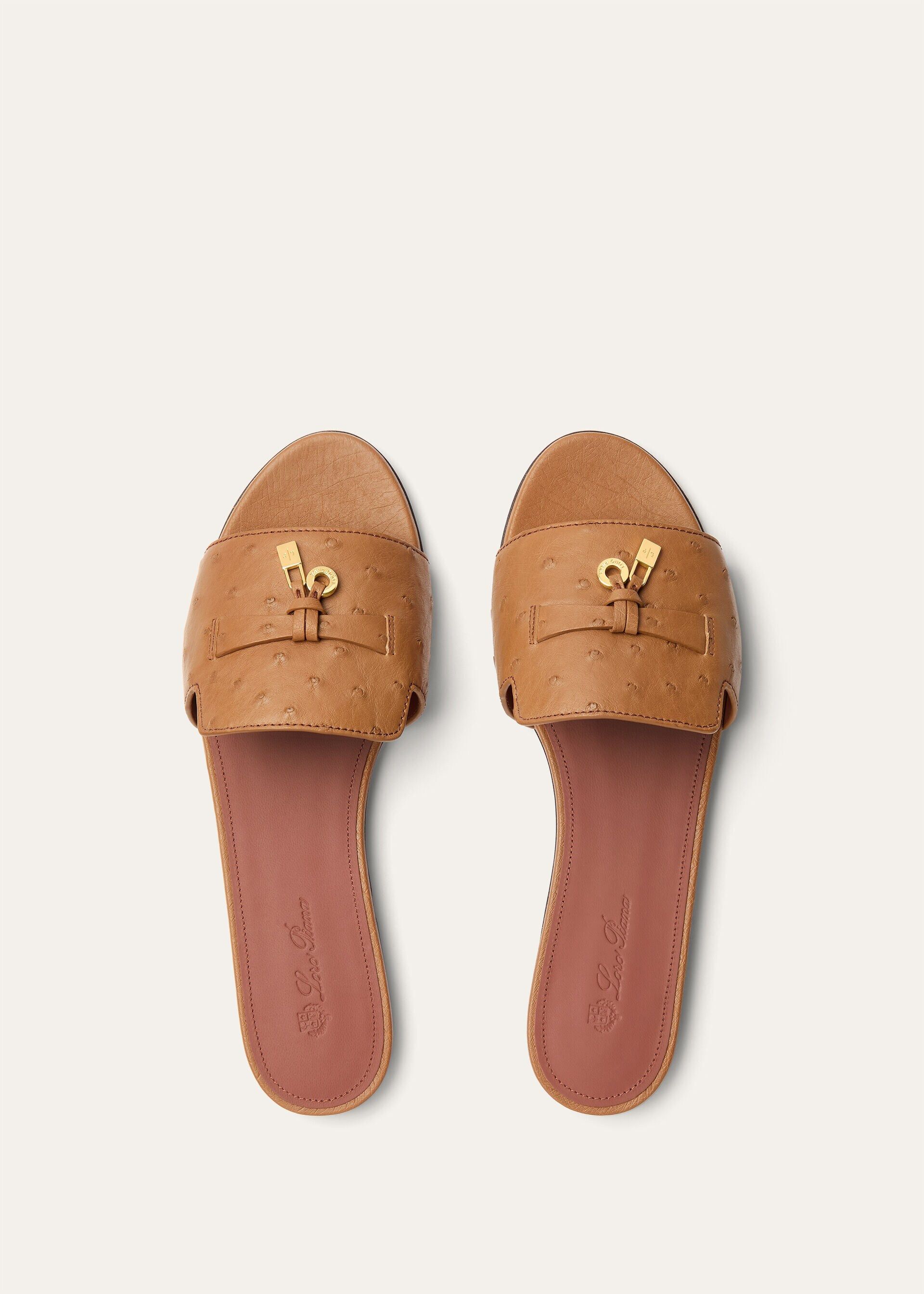 Loro Piana os11x0326 FAL0468 Summer Charms Sandals in Colour Vicuna Size US 10 / IT 40 - 5 Thumbnail