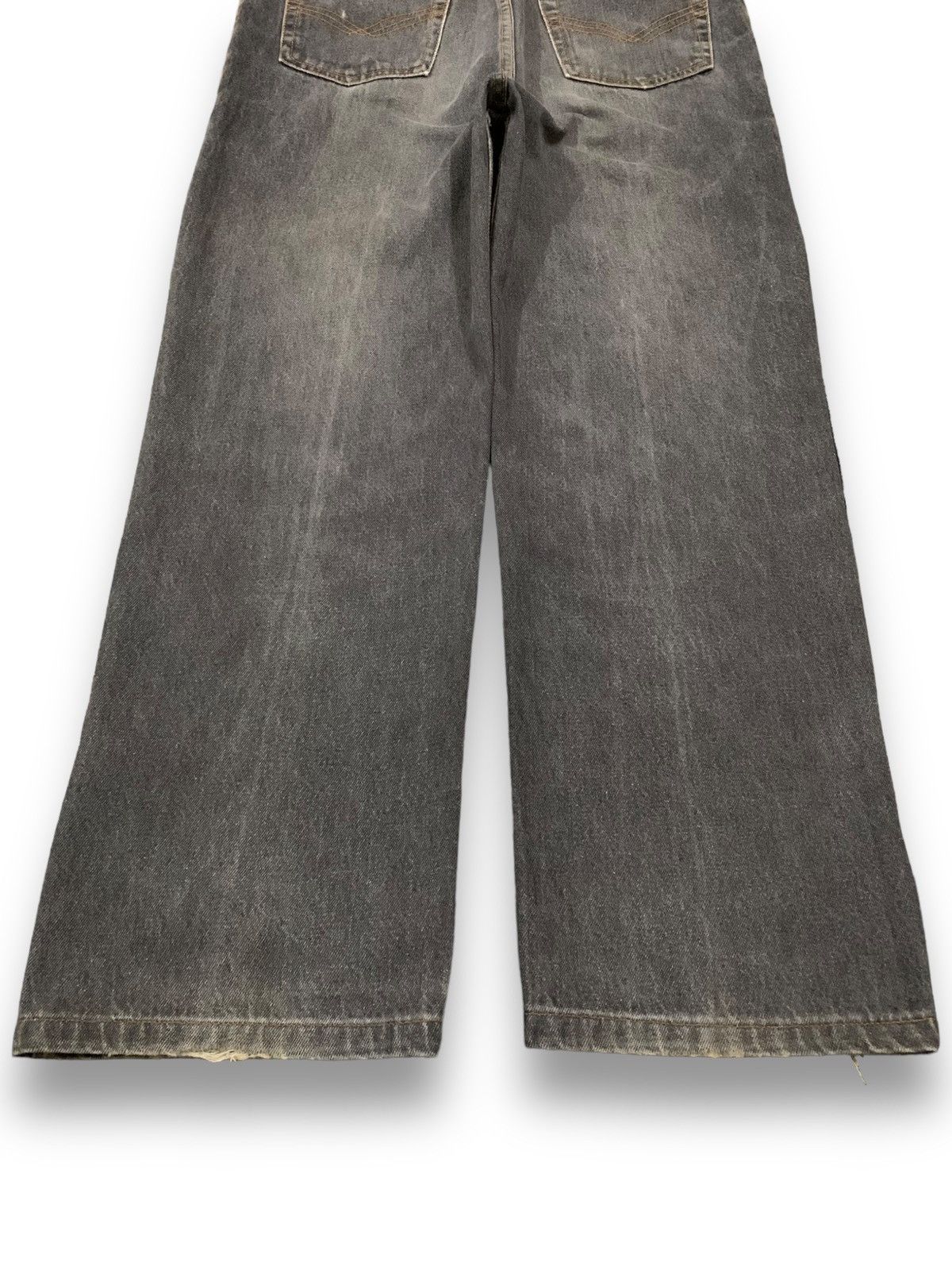 JNCO Vintage Japanese Brand Faded Loose Straight Distressed Jeans Size US 33 - 13 Thumbnail
