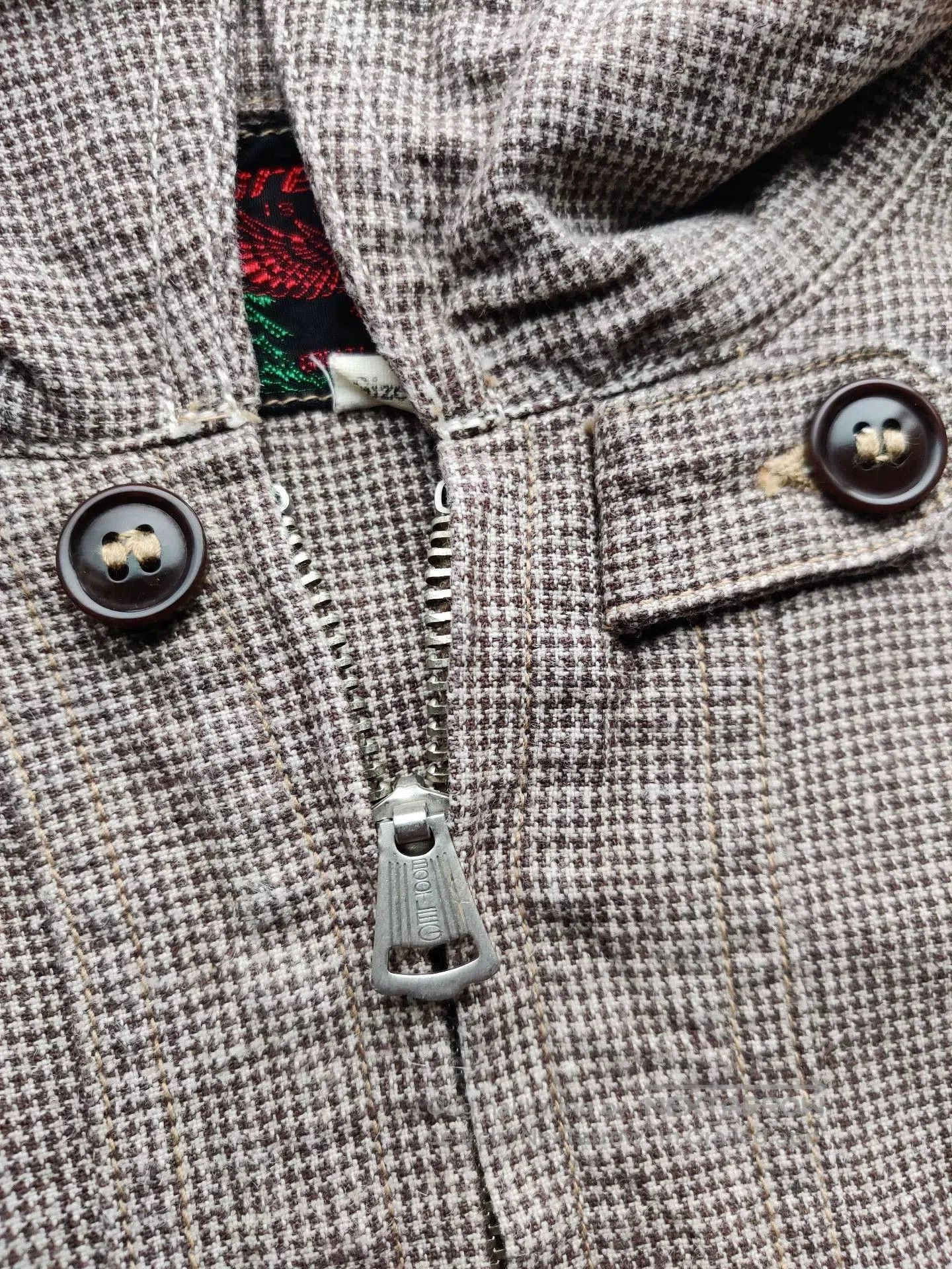 Freewheelers Stylish Checked Shirt with Zipper Detail. Size US M / EU 48-50 / 2 - 6 Thumbnail