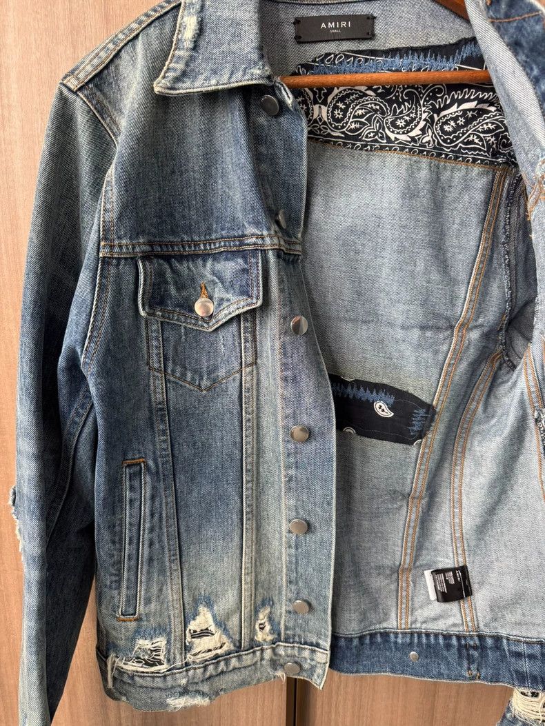 Amiri AmiriCashew flower denim jacket 2503-Nextarrow Size US S / EU 44-46 / 1 - 7 Thumbnail
