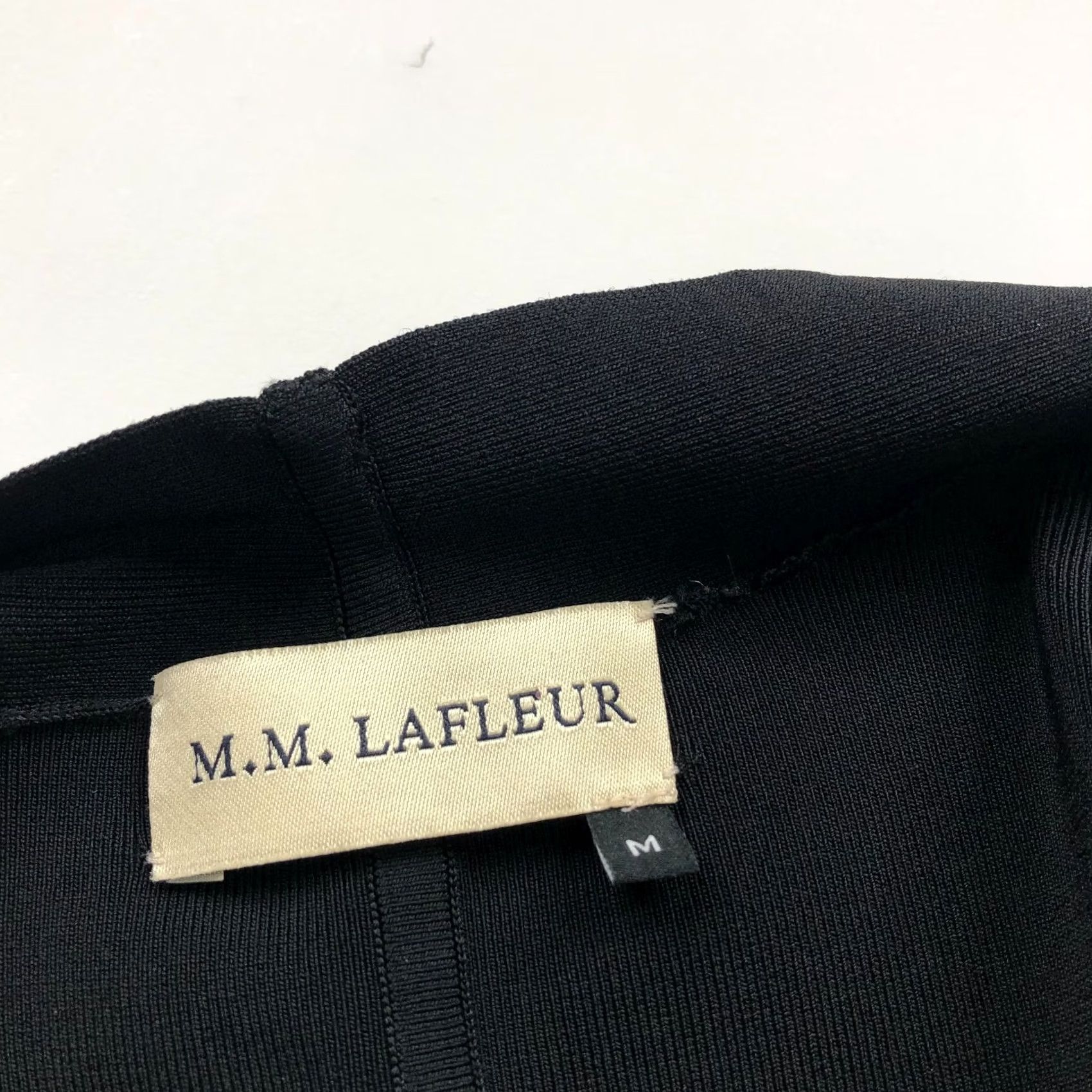 M.M.LaFleur M.M. LaFleur Jacket Blazer Style Women M Medium Black Knit Jardigan Cardigan Button Open Vintage? No Size M / US 6-8 / IT 42-44 - 5 Thumbnail