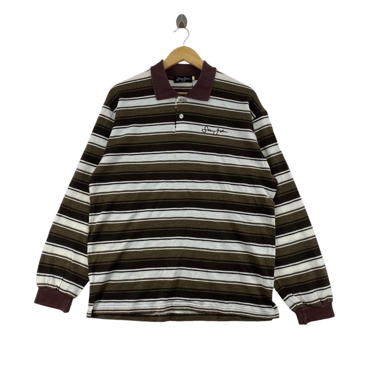 Sean John SEAN JOHN Polos Stripes Hiphop Swag Lolife Size US XL / EU 56 / 4 - 1 Thumbnail