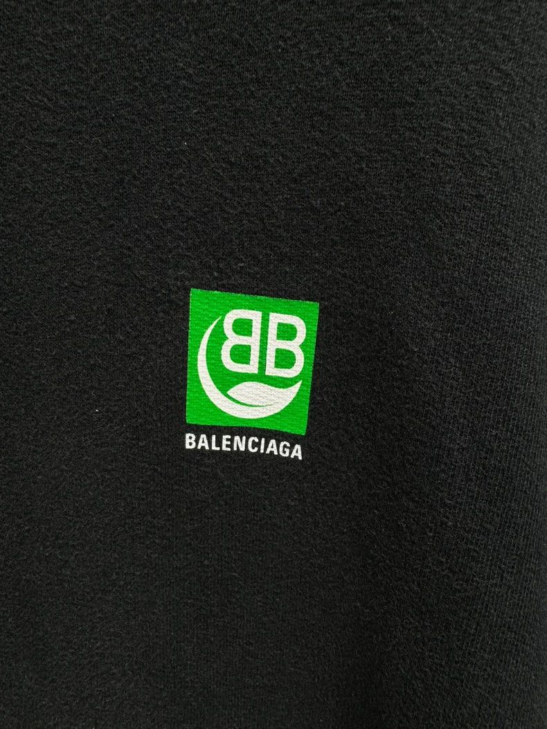 Balenciaga Balenciaga Black Eco Logo Sweatshirt Size US S / EU 44-46 / 1 - 4 Thumbnail
