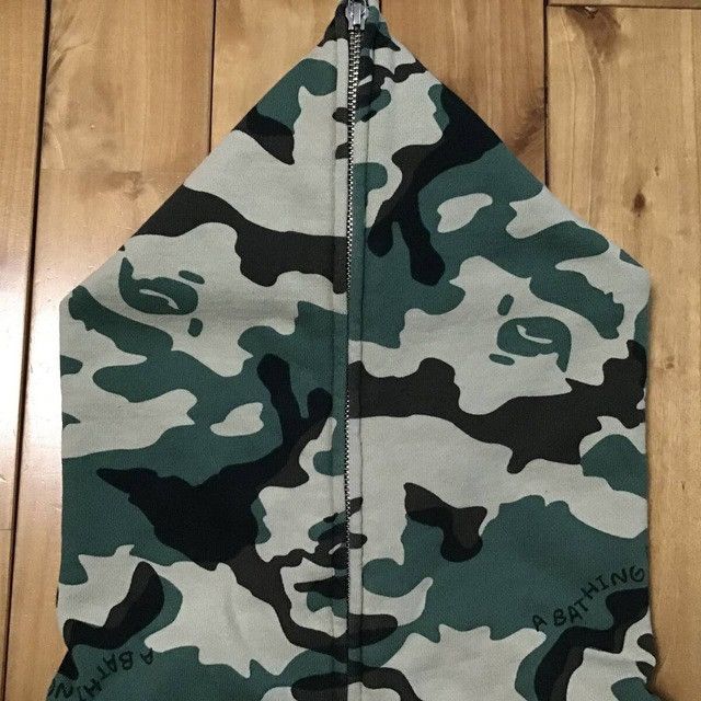 Bape BAPE woodland camo college logo full zip hoodie APE 2XL XXL Size US XXL / EU 58 / 5 - 4 Thumbnail