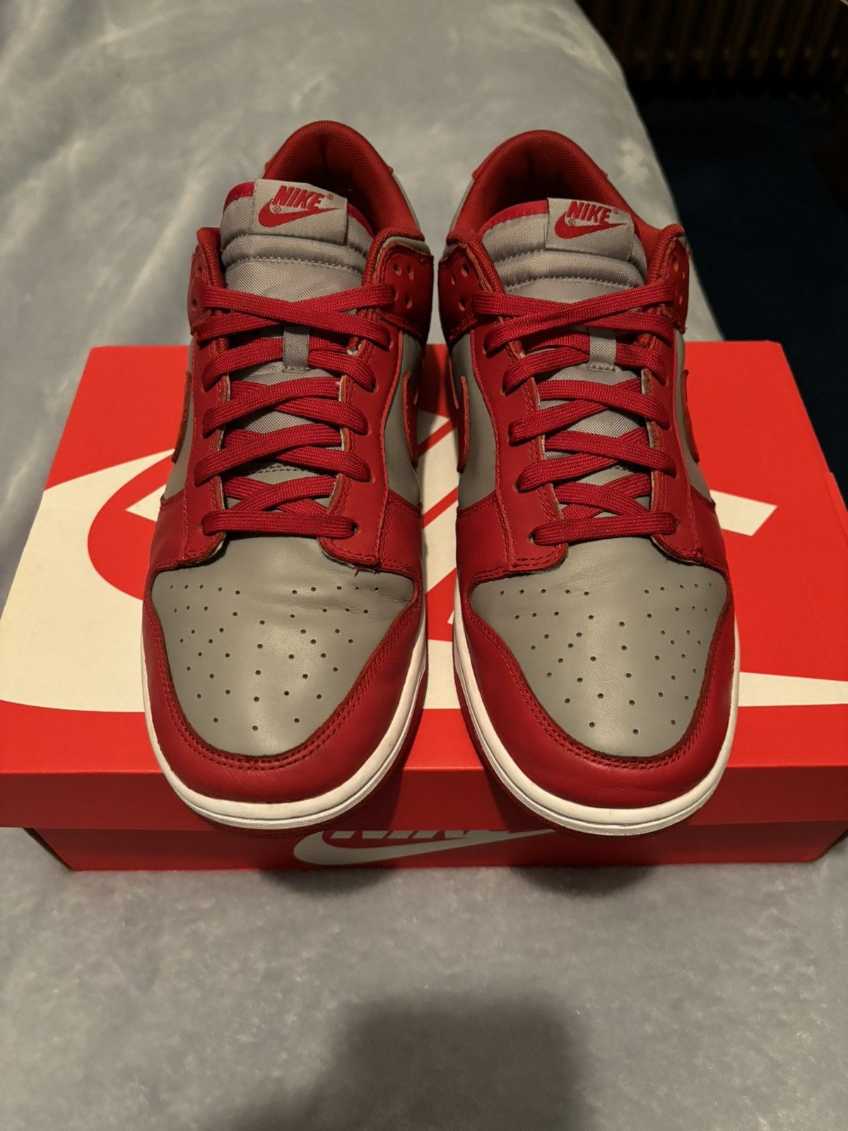 Nike Nike Dunk Low SP UNLV 2021 Size 11.5 Size US 11.5 / EU 44-45 - 2 Thumbnail