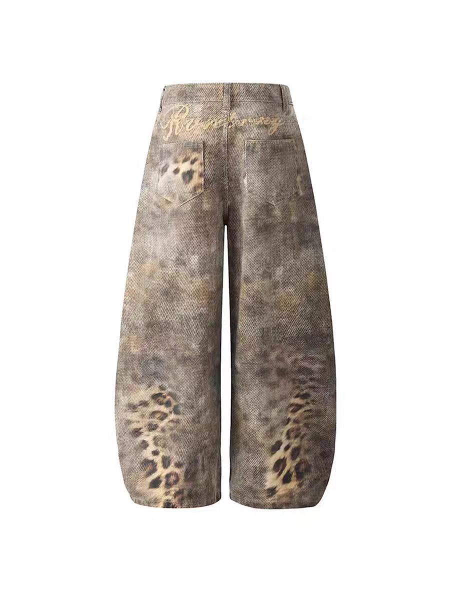 Other Post-apocalyptic-style leopard-print distressed jeans Size US 30 / EU 46 - 6 Thumbnail