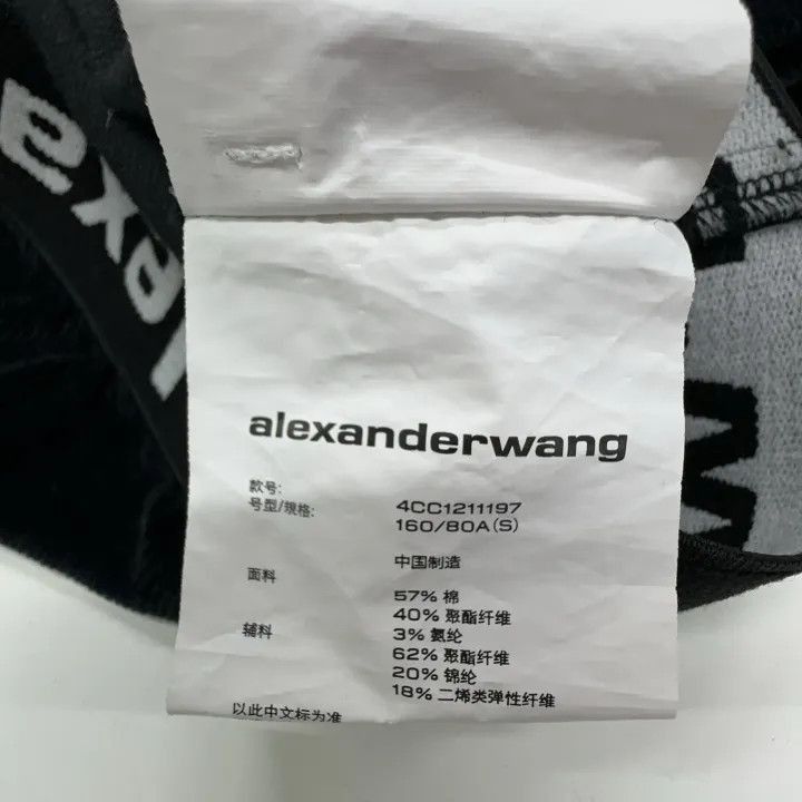 Alexander Wang Alexander Wang Black Cropped Hoodie for Women - Size S / US 4 / IT 40 - 5 Thumbnail