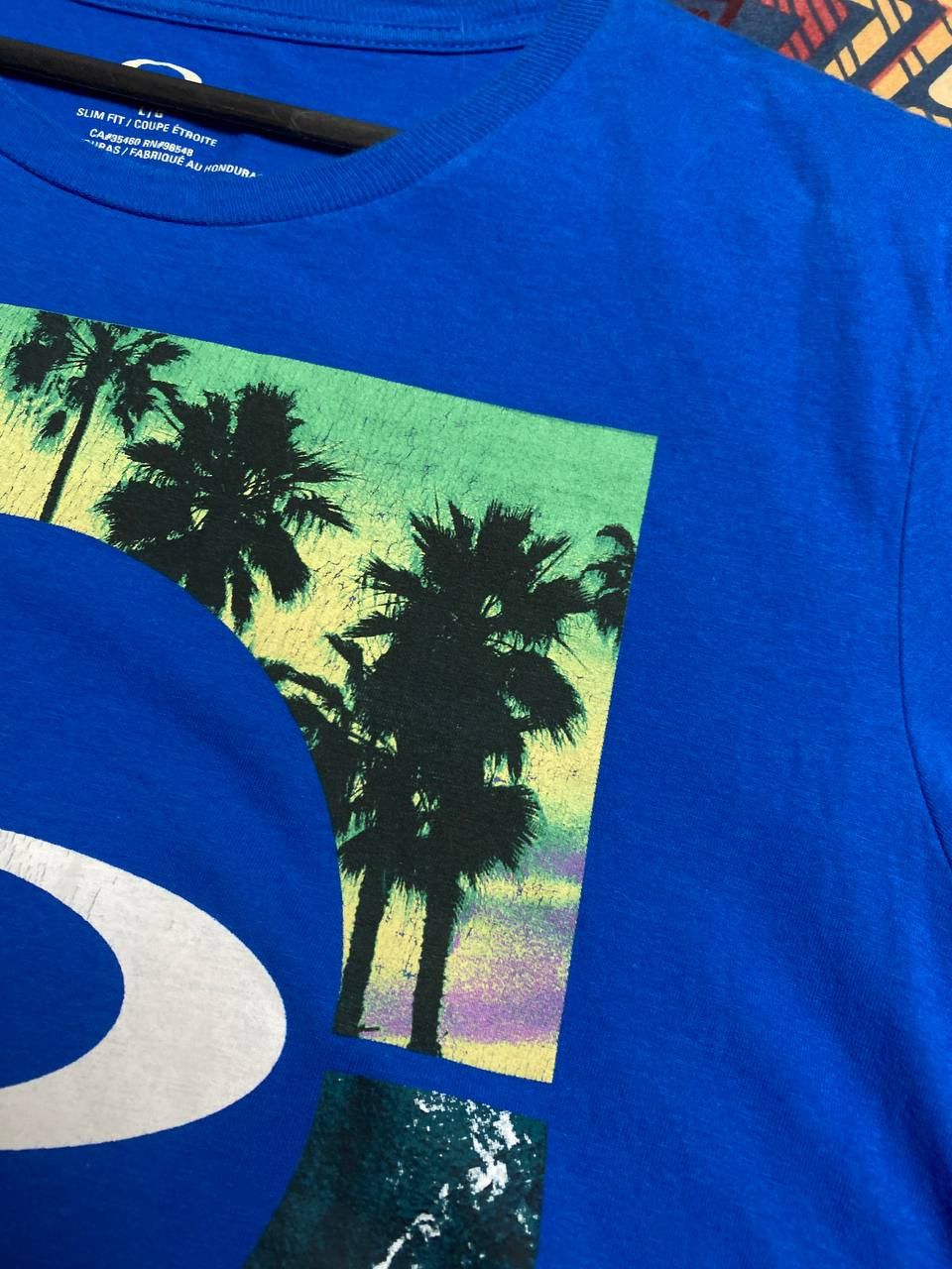 Oakley Streetwear T-Shirt Oakley big logo blue Y2K Vintage Size US L / EU 52-54 / 3 - 12 Thumbnail