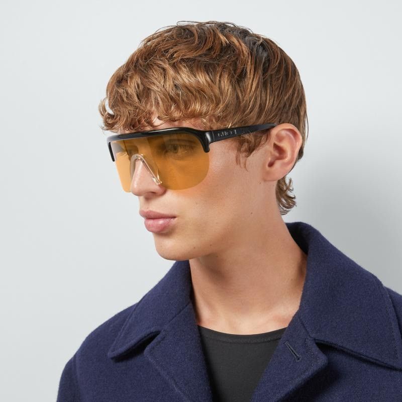 Gucci NEW Gucci GG1645S 005 Unisex Mask Sunglasses GG 1645S Size ONE SIZE - 12 Thumbnail