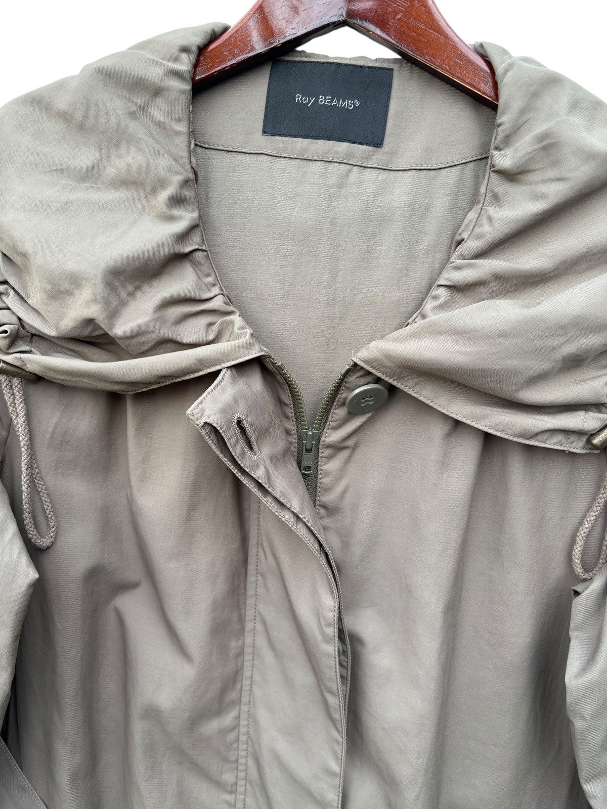 Beams Japan Ray Beams Big Collar Fashion Light Trench Coat Size M / US 6-8 / IT 42-44 - 4 Thumbnail