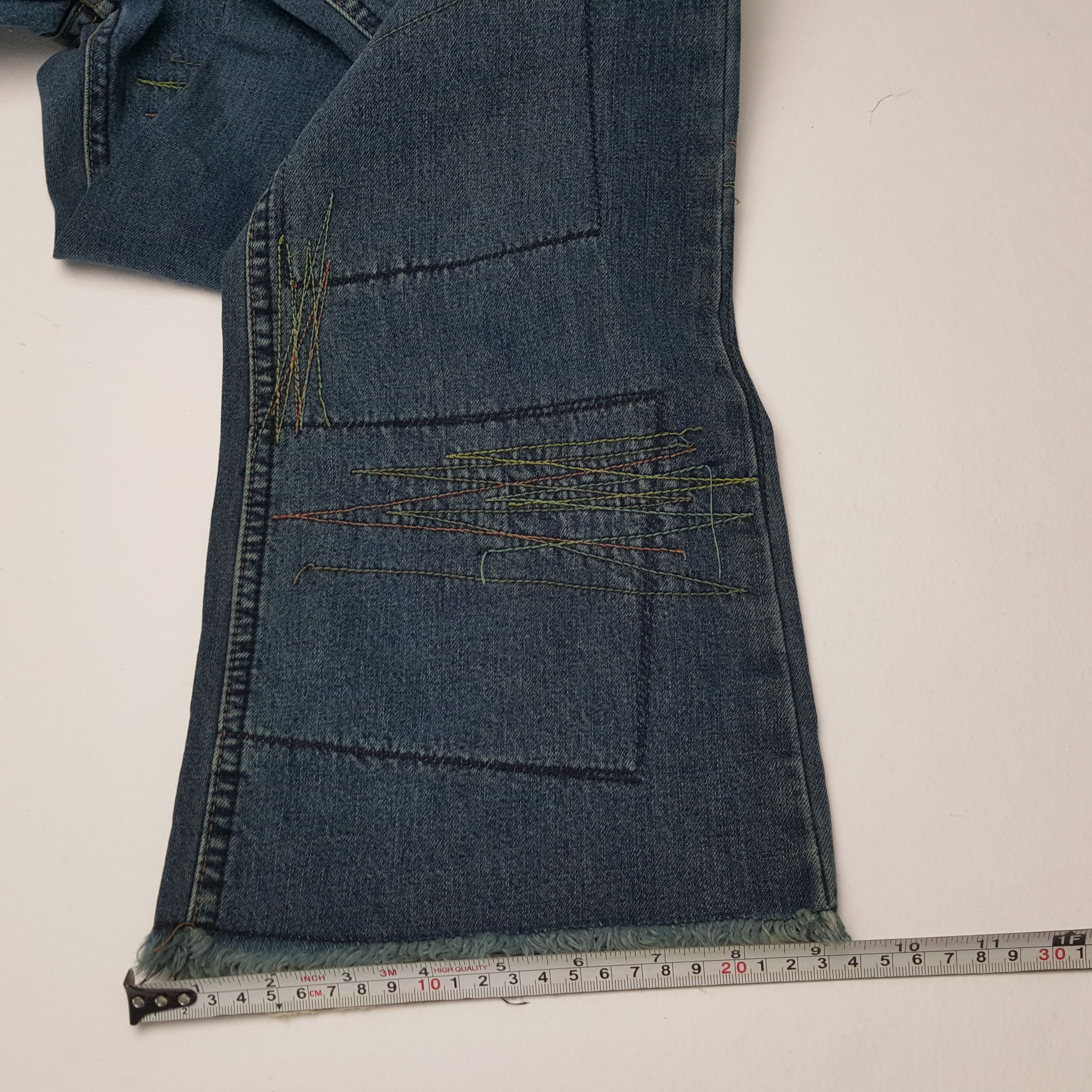 Hysteric Glamour × Japanese Brand × Vintage HYSTERIC GLAMOUR Rare Design Fashion Style Jeans Size US 27 - 11 Thumbnail