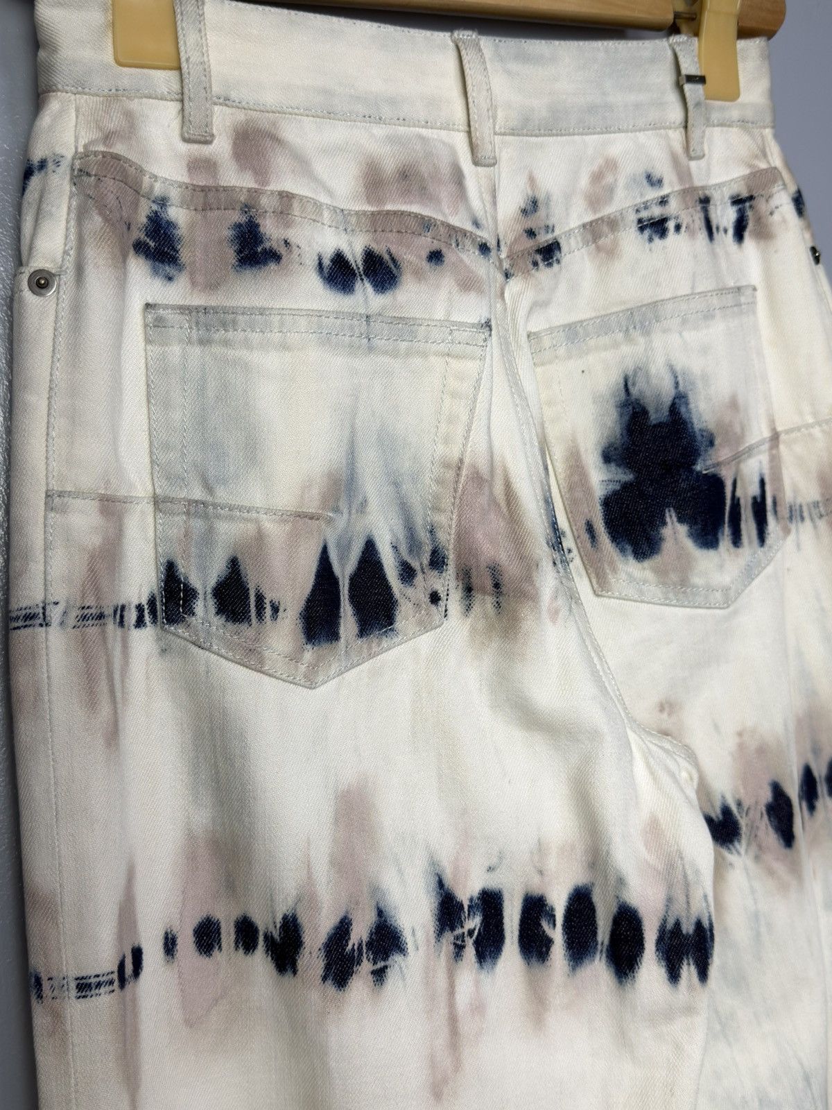 Dior Dior Tie Dye Denim Wide Leg Size 26" / US 2 / IT 38 - 12 Thumbnail