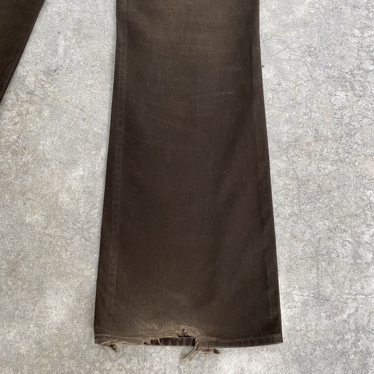 Levi's Size 33x30 Vintage Levis 517 Brown Bootcut Flared Jeans Size US 33 - 18 Thumbnail