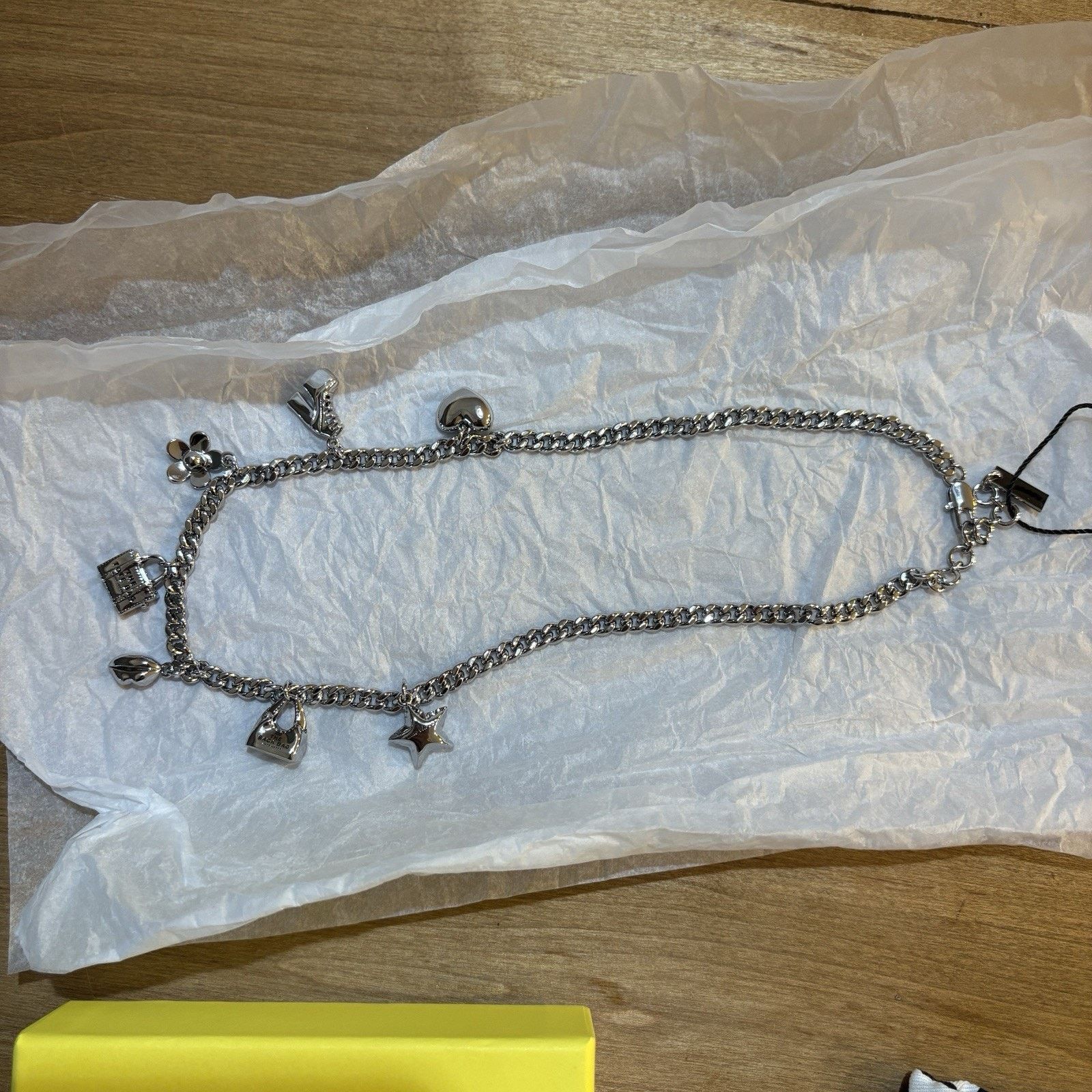 Marc Jacobs Marc Jacobs Mini Icon charm necklace NWT Silver Brass $175 Size ONE SIZE - 9 Thumbnail