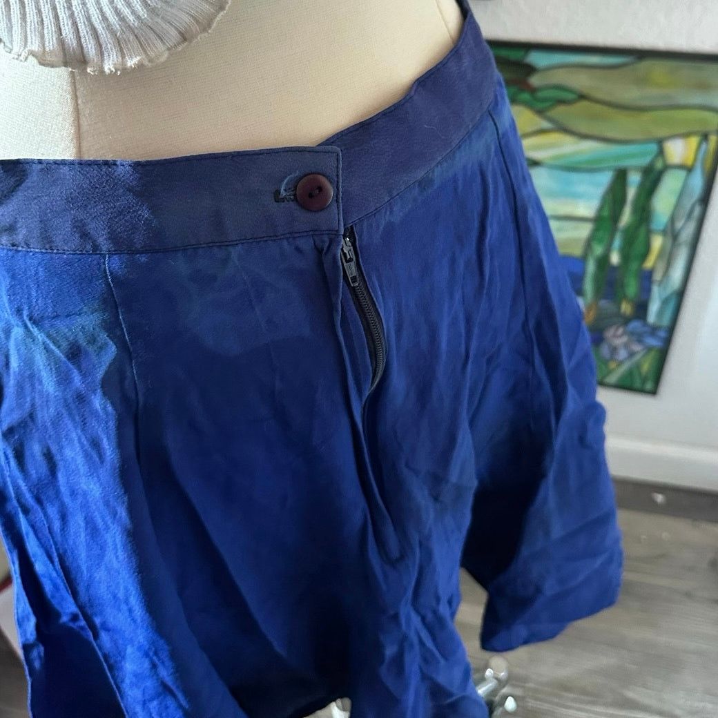 Other lasting impressions blue tie dye flare skirt Size 27" / US 4 / IT 40 - 3 Thumbnail