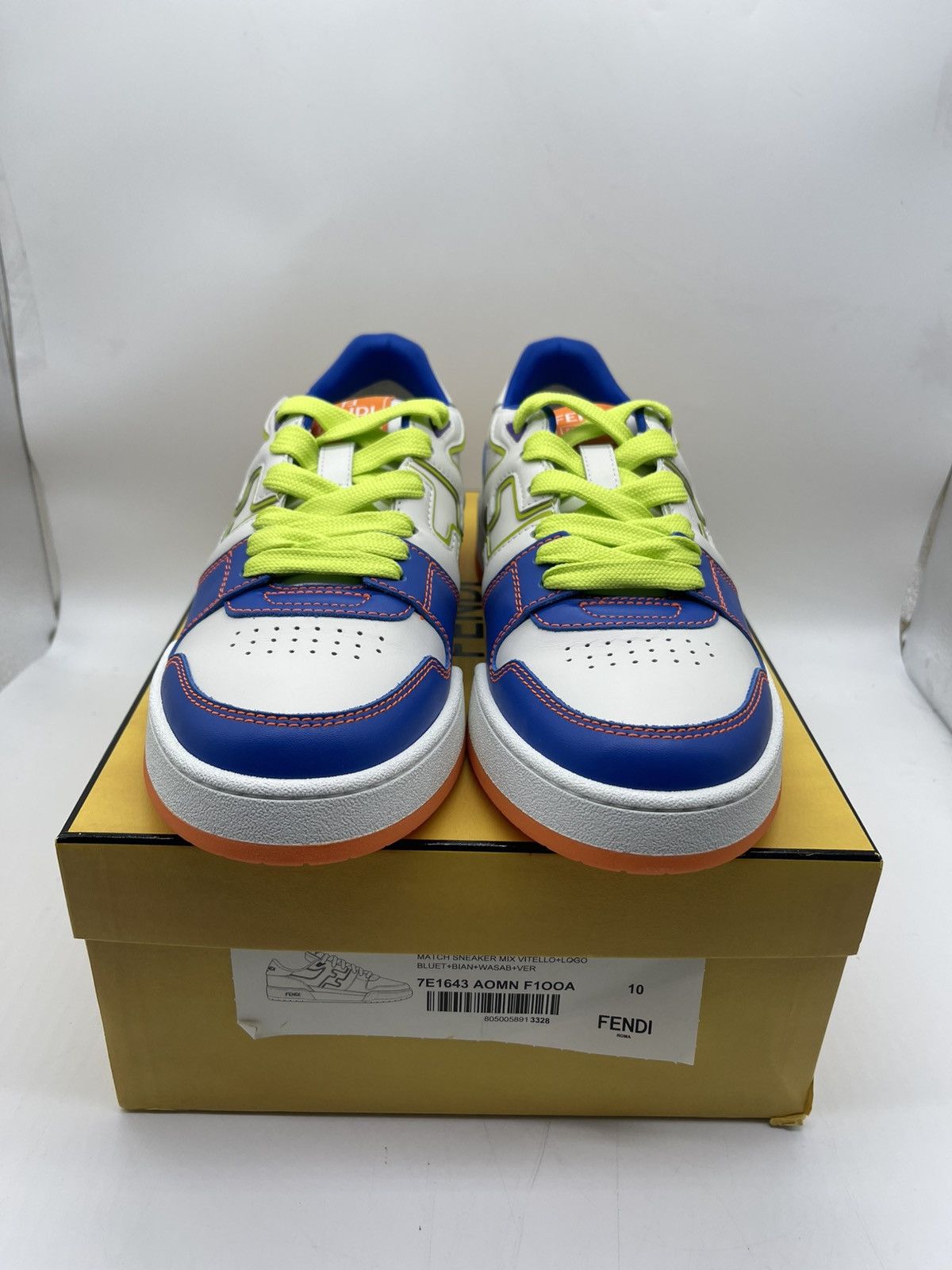 Fendi Fendi match sneakers size 42 fendi 8 Size US 9 / EU 42 - 2 Thumbnail