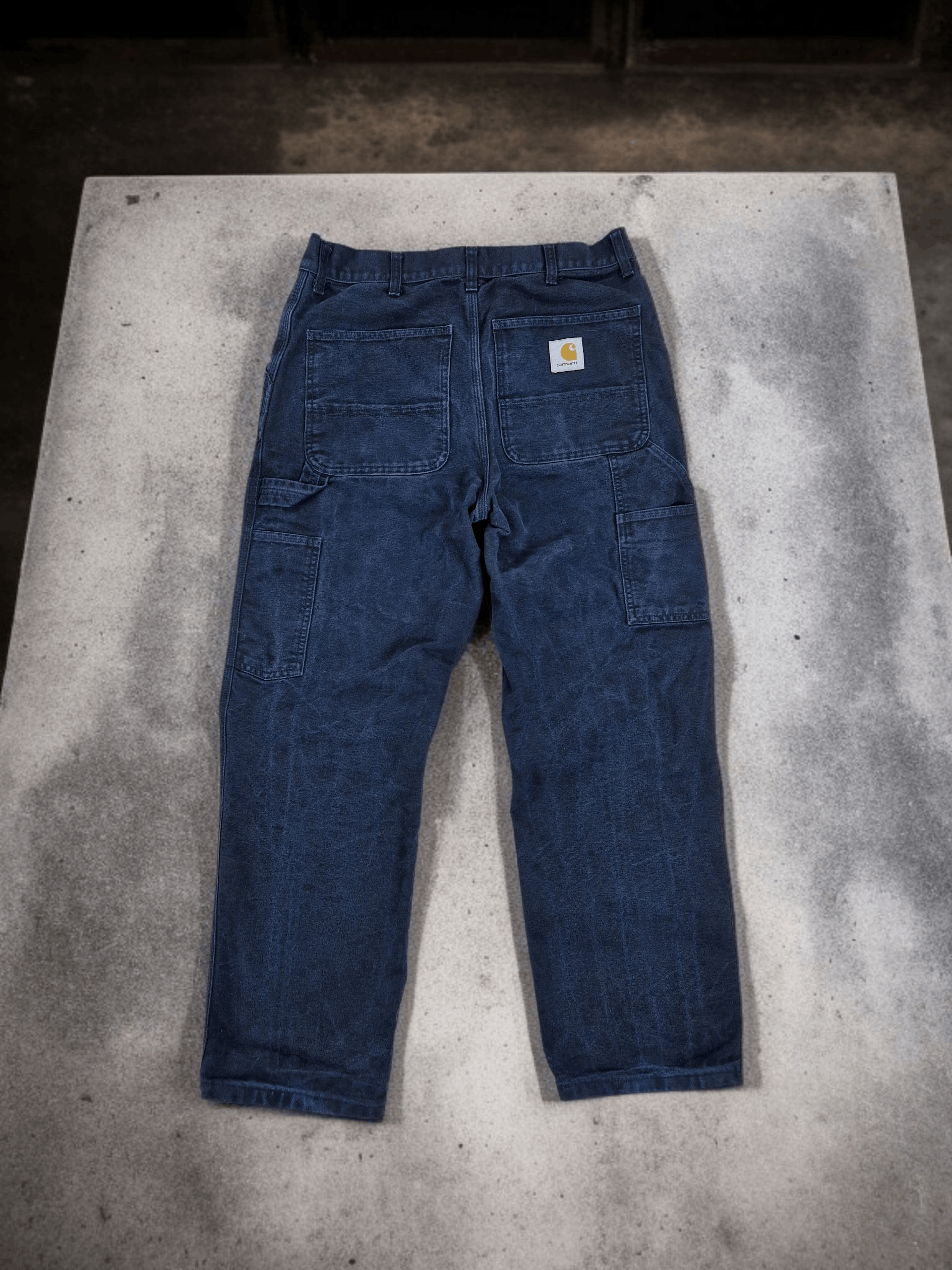 Carhartt Carhartt WIP Double Knee Pant Stone Washed Black Carpenter Size US 30 / EU 46 - 1 Thumbnail