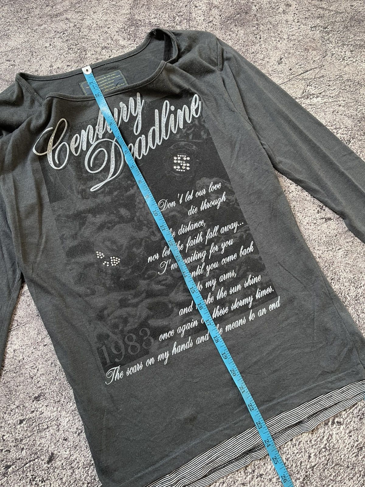 Japanese Brand Y2K Night Rider double layer ifsixwasnine longsleeve Size US M / EU 48-50 / 2 - 9 Thumbnail
