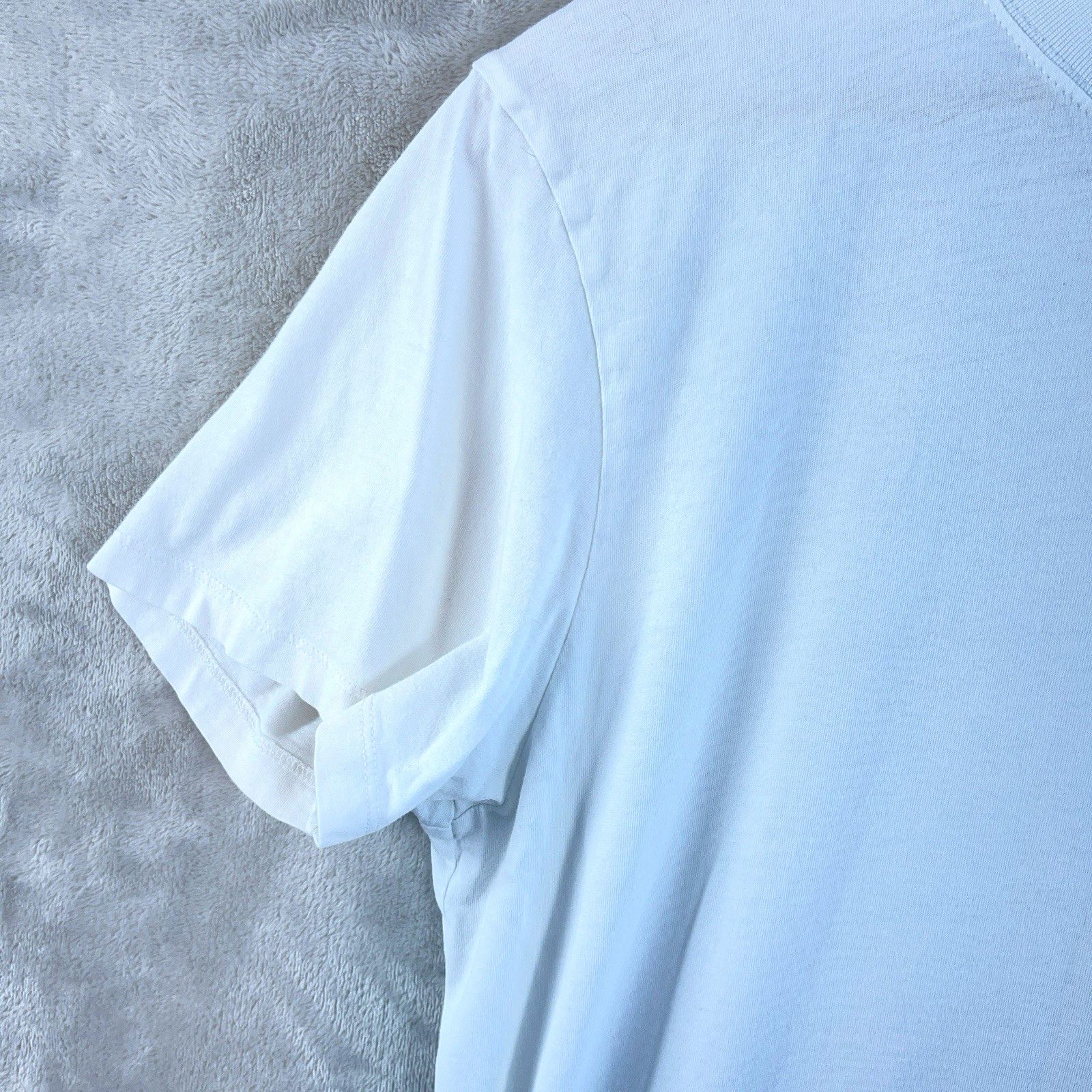 Sandro Sandro x Smiley Face Colab White T Shirt Men's Medium 42" Size US M / EU 48-50 / 2 - 6 Thumbnail
