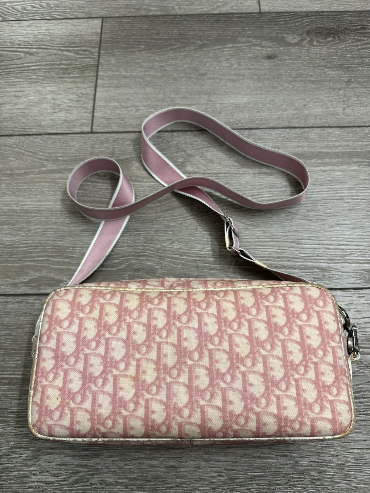Christian Dior Monsieur × Dior × Vintage Christian Dior Monogram Pink Shoulder Bag Vintage Size ONE SIZE - 8 Thumbnail
