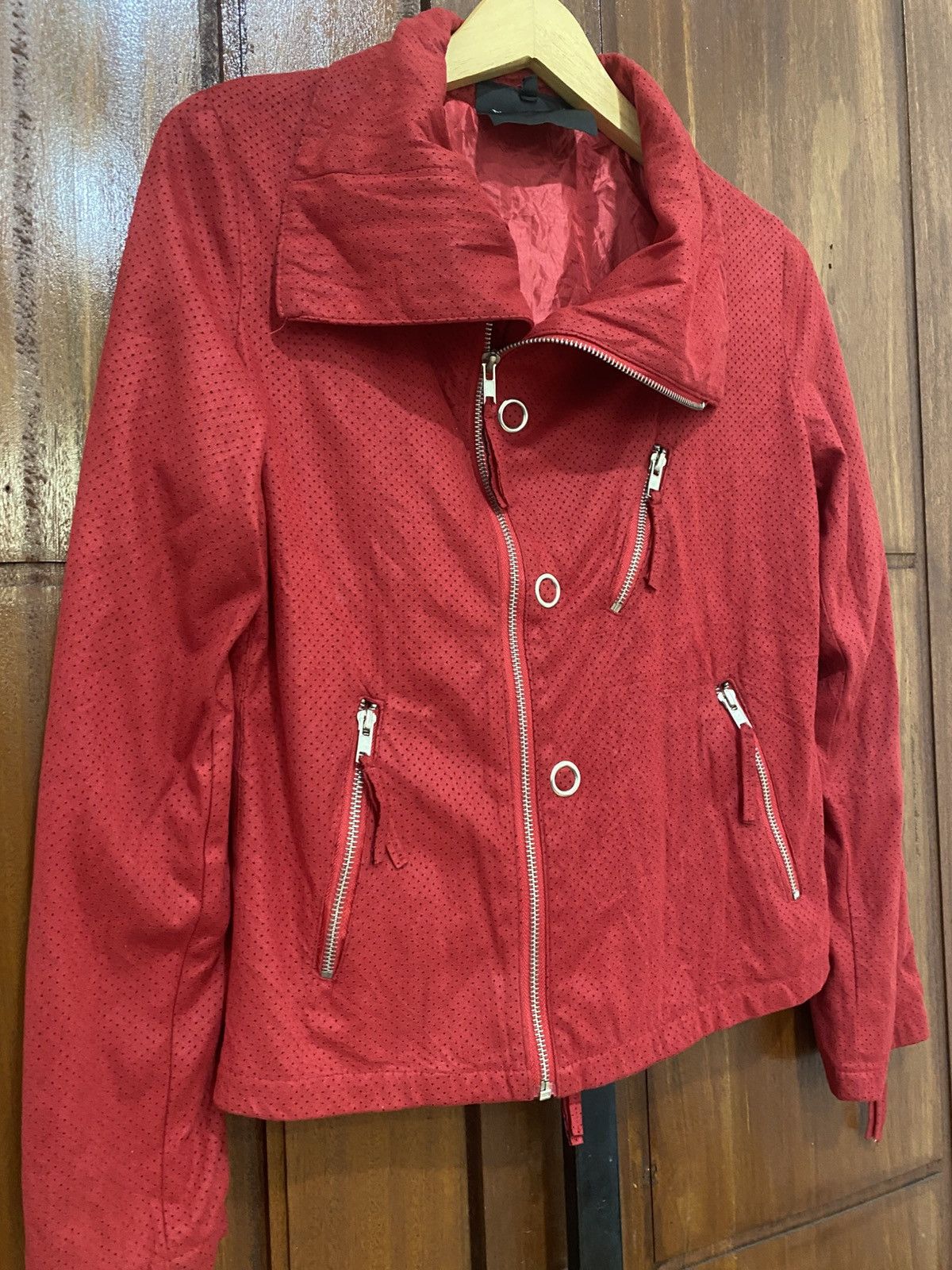 Hedi Slimane Nenamaria Jacket Biker Waxed Hedi Boys Styled Size US M / EU 48-50 / 2 - 7 Thumbnail