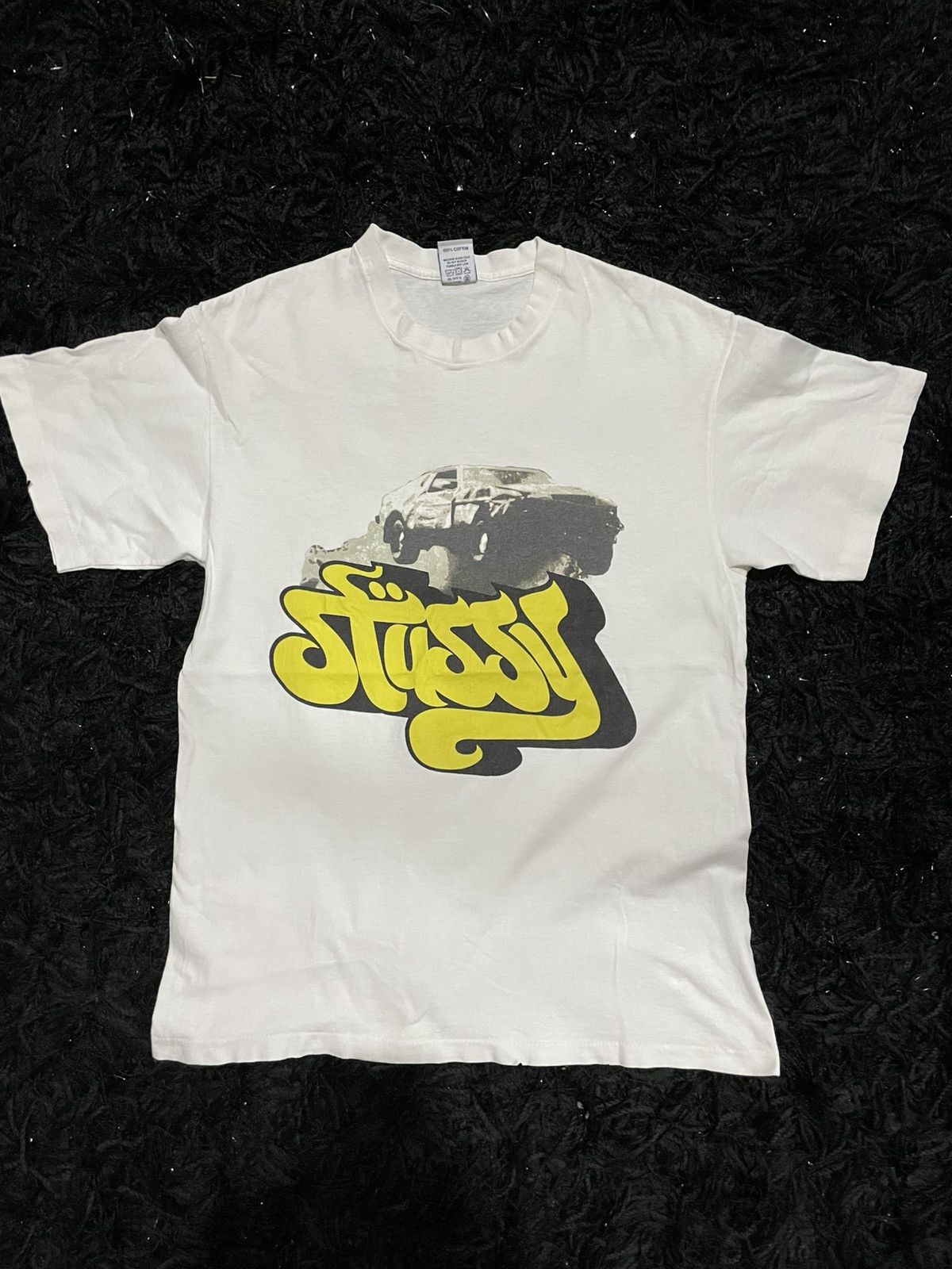 Vintage Stussy Deadly Back hit logo 90’s Large Streetwear