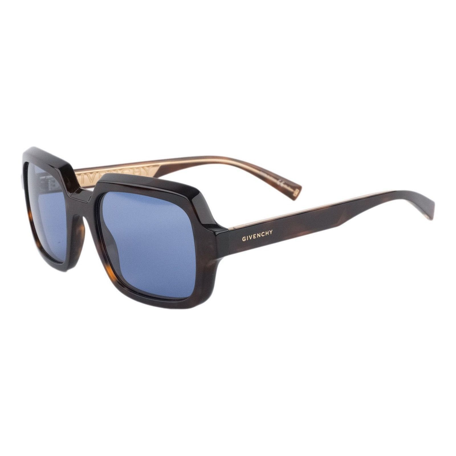 Givenchy Givenchy GV7153 Gold Logo Rectangular Optyl Brown Sunglasses Size ONE SIZE - 1 Thumbnail