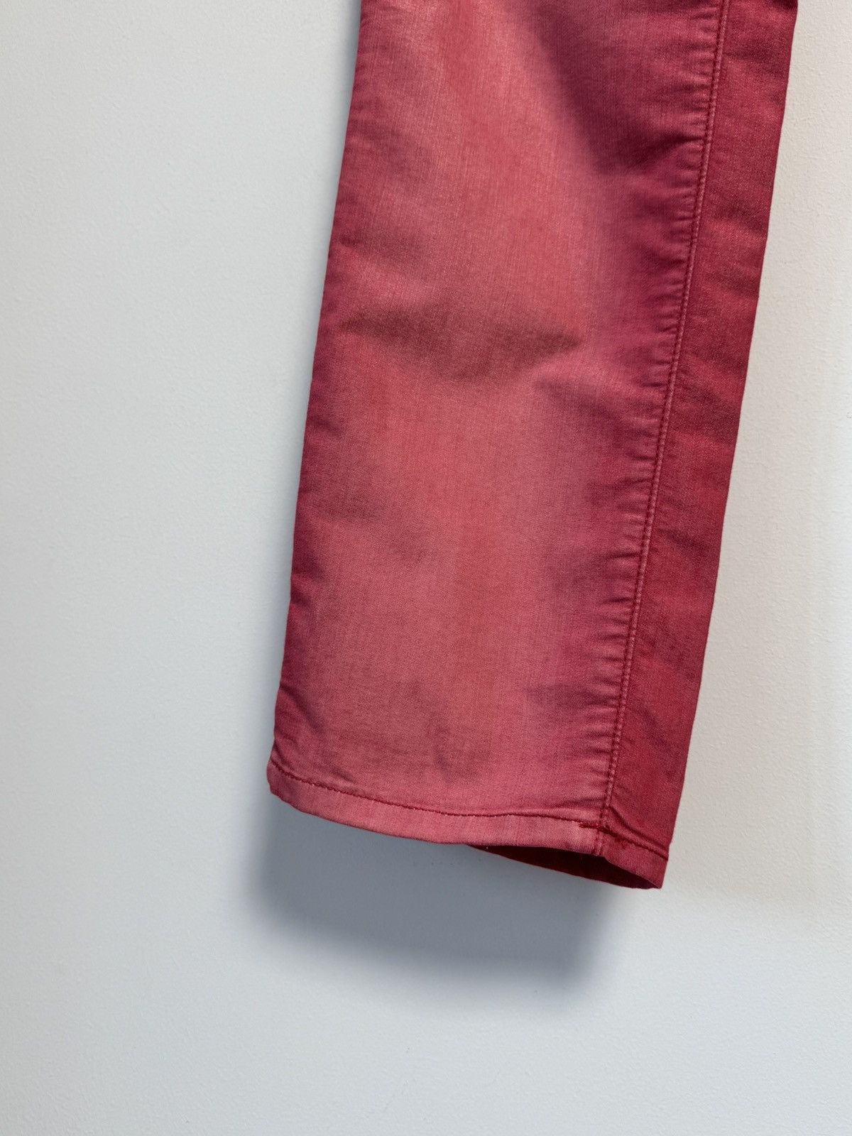 John Galliano NEW Galliano 3/4 cropped pants trousers pink size 26 40 Size 26" / US 2 / IT 38 - 5 Thumbnail