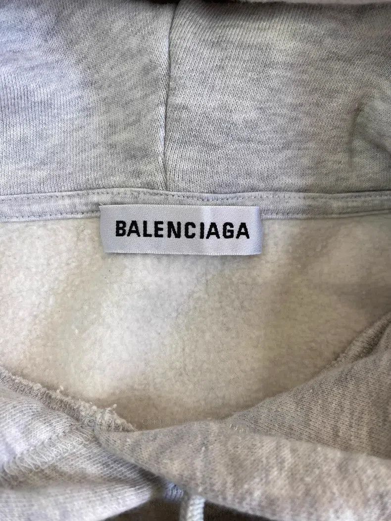 Balenciaga Balenciaga Tailored hooded sweatshirt with inner fleece Size US XS / EU 42 / 0 - 5 Thumbnail