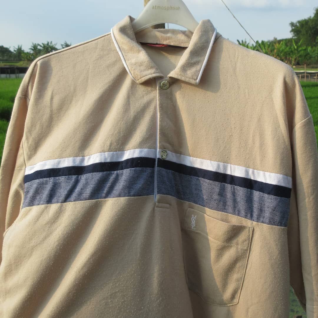 Yves Saint Laurent Vintage YSL Yves Saint Lauren Polo Vintage Shirt Size US M / EU 48-50 / 2 - 4 Thumbnail