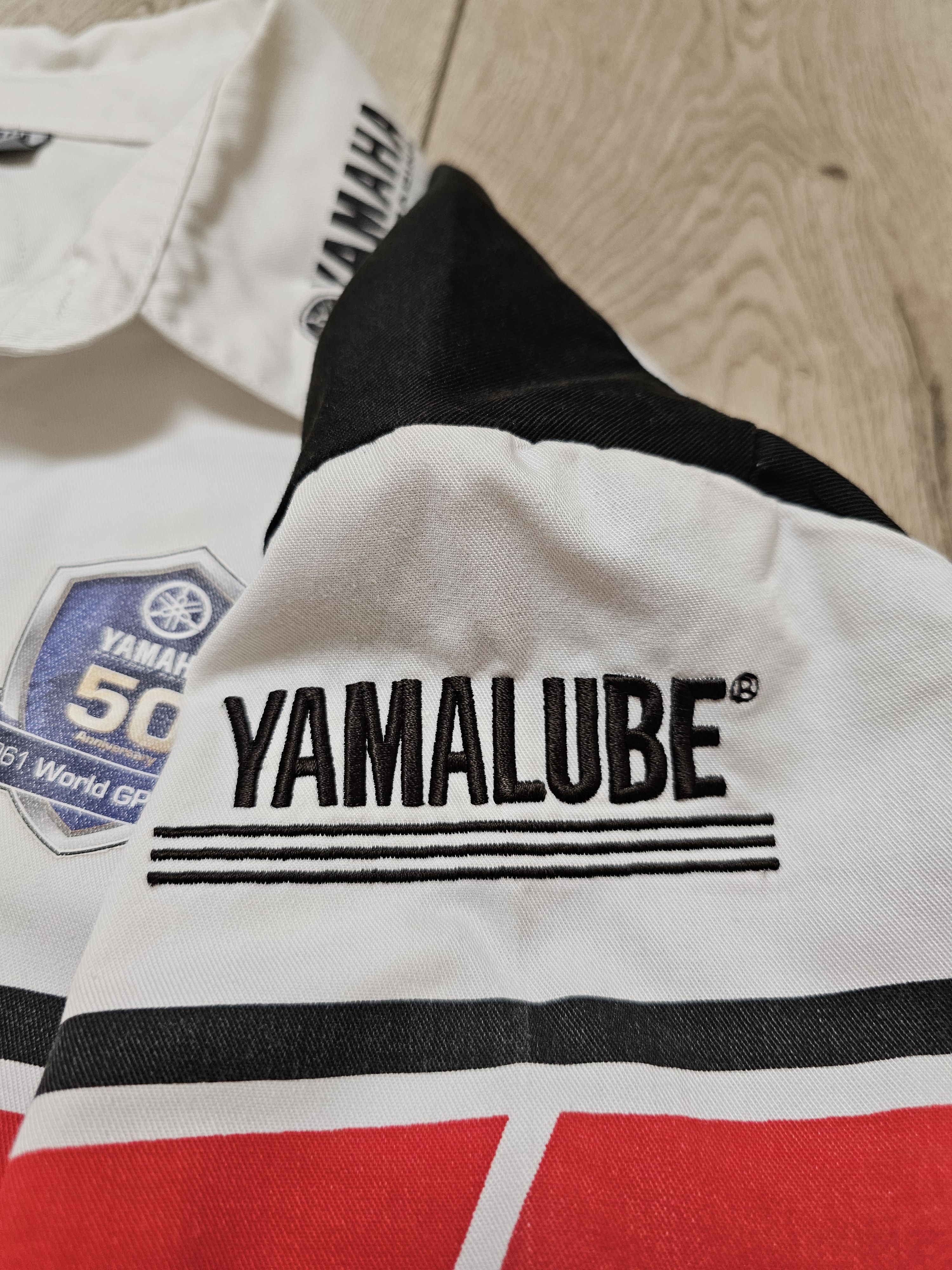 Formula 1 YAMAHA RACING SHIRT MOTOGP SHIRT SEMSKIN DI DEPAN BUTTON Size US XXL / EU 58 / 5 - 7 Thumbnail