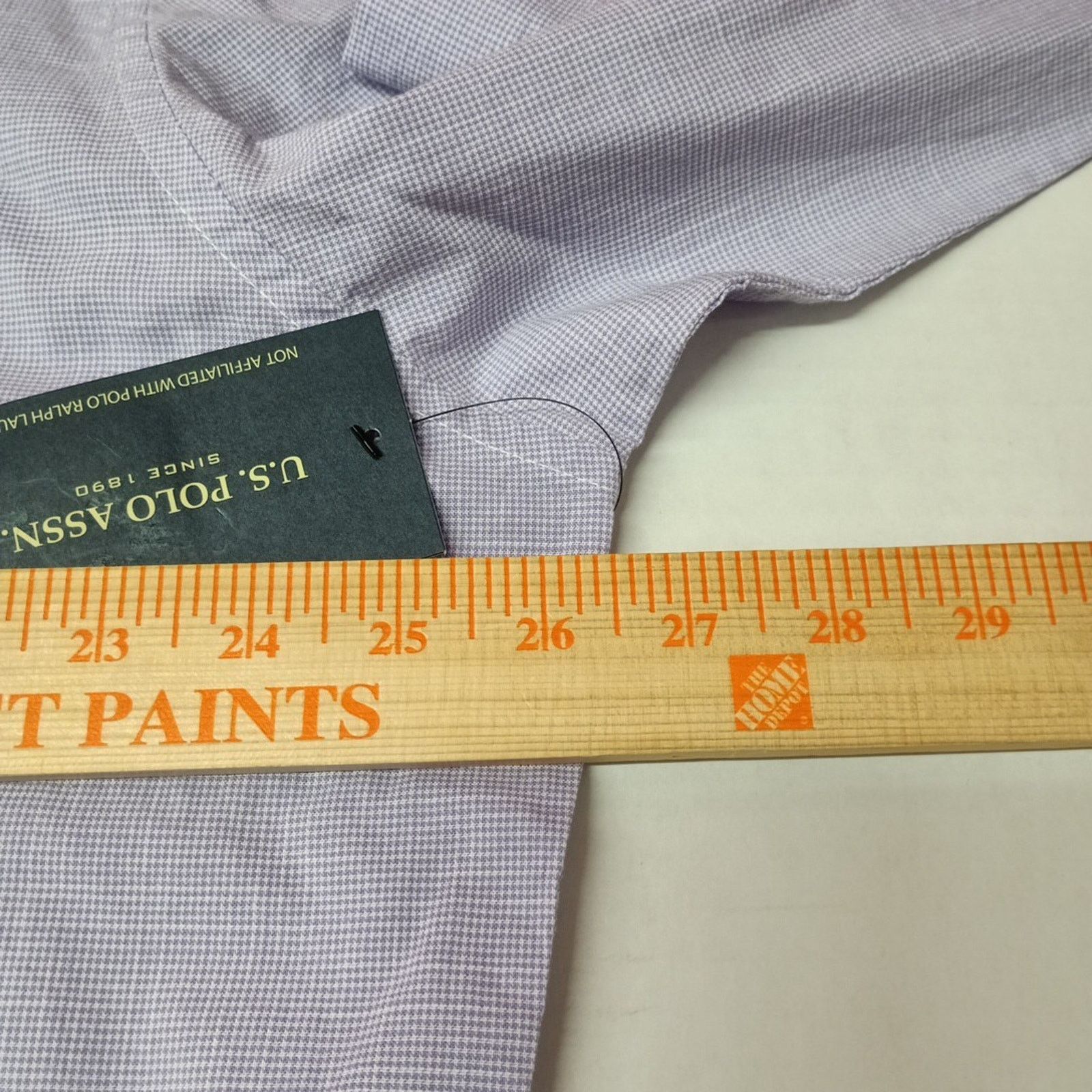 U.S. Polo Assn. U.S. Polo Assn. Woven Shirt Men's 2XL Violet Trail Checkered Size US XXL / EU 58 / 5 - 6 Thumbnail